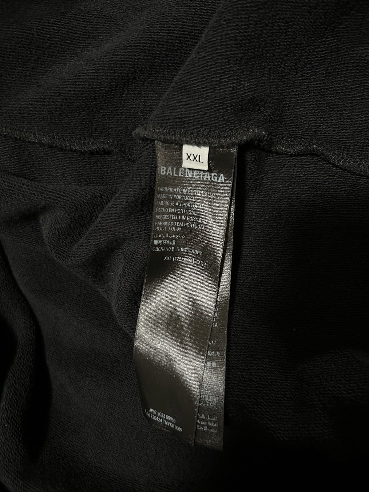 Balenciaga Balenciaga Gaffer Mud Dye Distressed Hoodie - XXL Size US XXL / EU 58 / 5 - 5 Thumbnail
