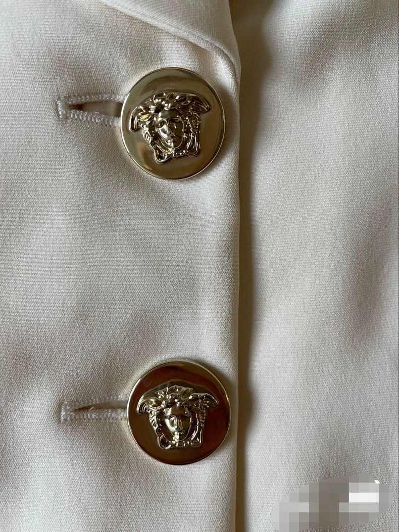 Versace Versace Mulberry silk genuine suit Size S / US 4 / IT 40 - 4 Thumbnail