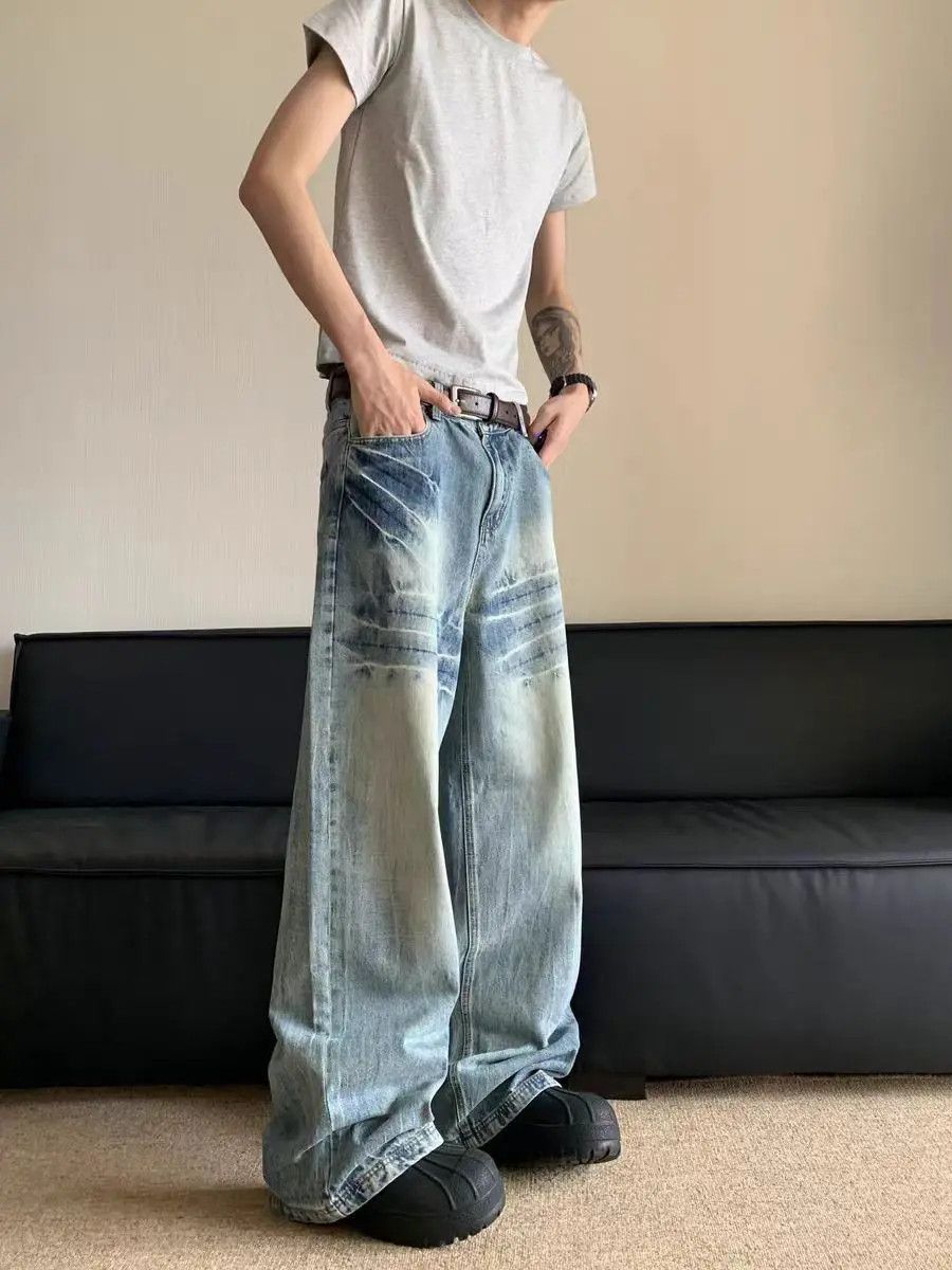 image of High Street Vintage Hip Hop Jeans in Bleu, Men's (Size 30)