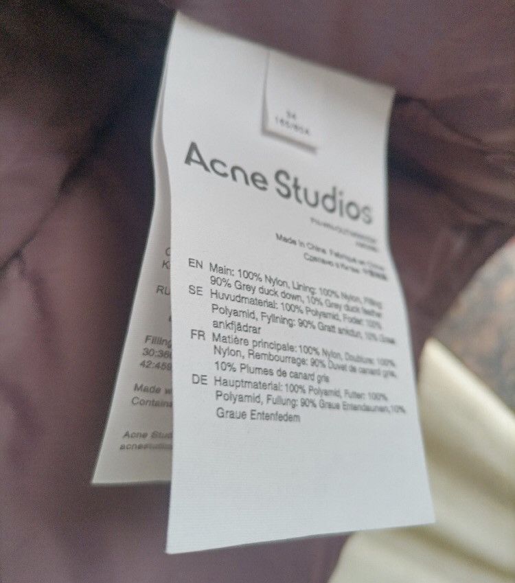 Acne Studios Acne studios Down jacket 2412-Nextarrow Size US XS / EU 42 / 0 - 7 Thumbnail