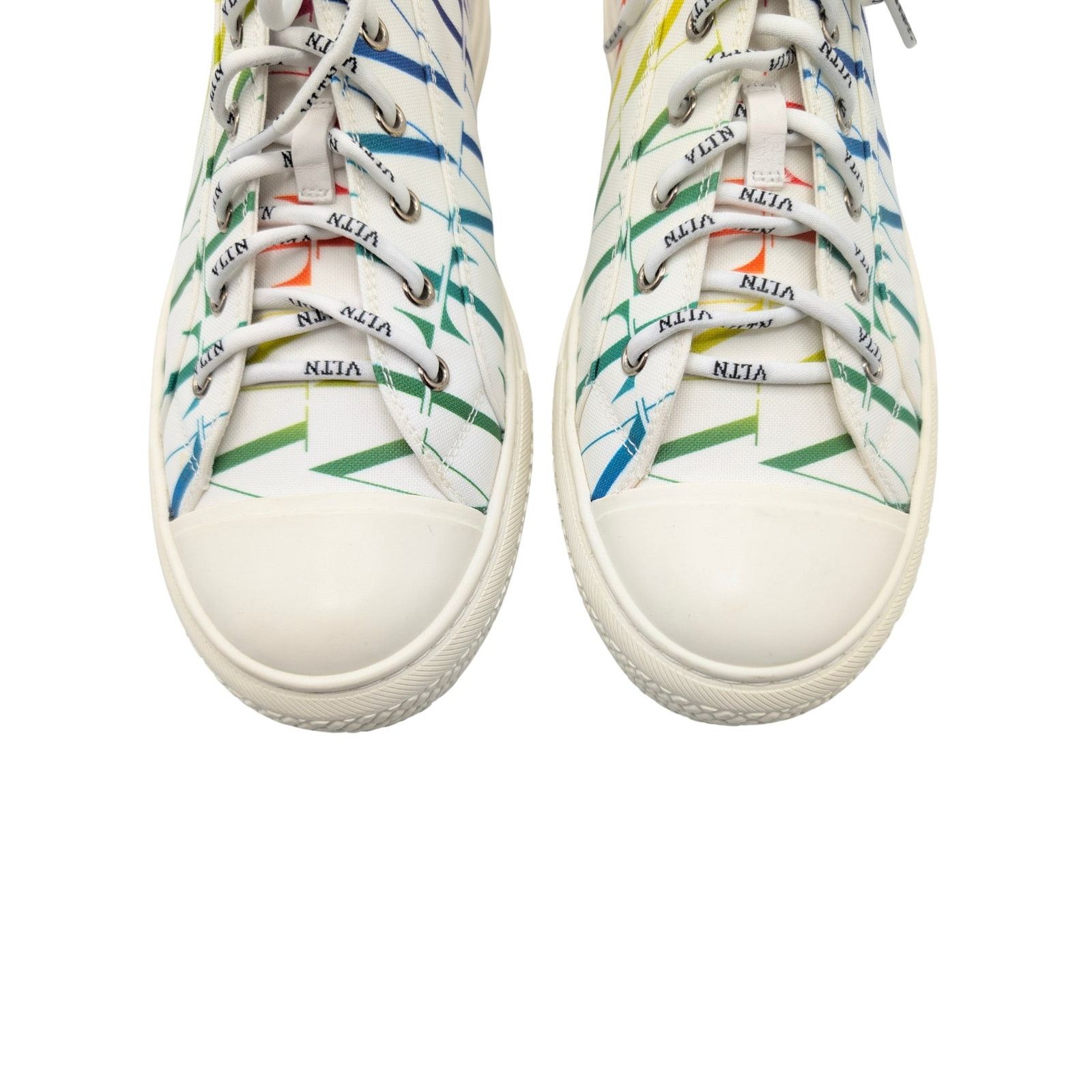 Valentino Valentino White Rainbow Giggies VLTN Sneakers Men Size 43 Size US 10 / EU 43 - 6 Thumbnail