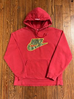 Nike supreme hot sale flannel hoodie