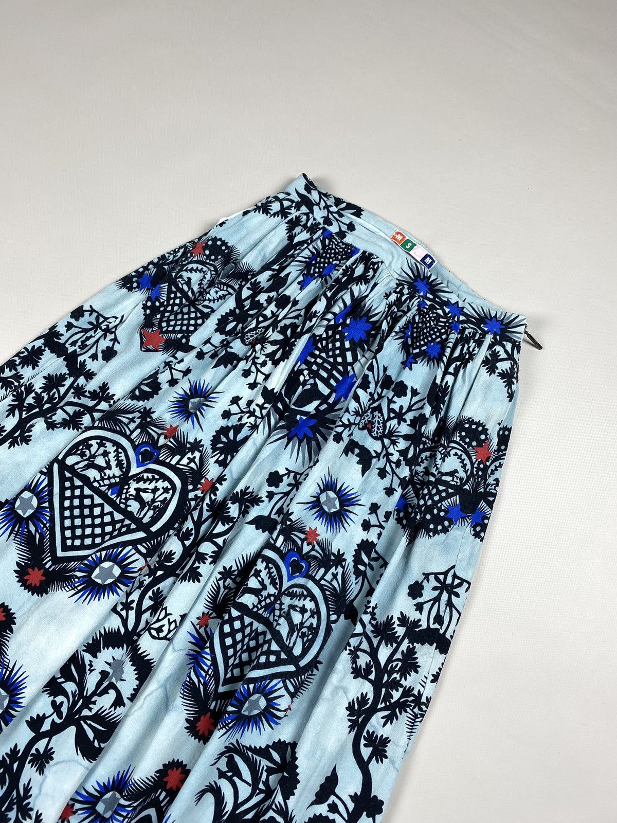 MSGM MSGM ladies overprinted viscose skirt size 40 / L Size 27" / US 4 / IT 40 - 4 Thumbnail