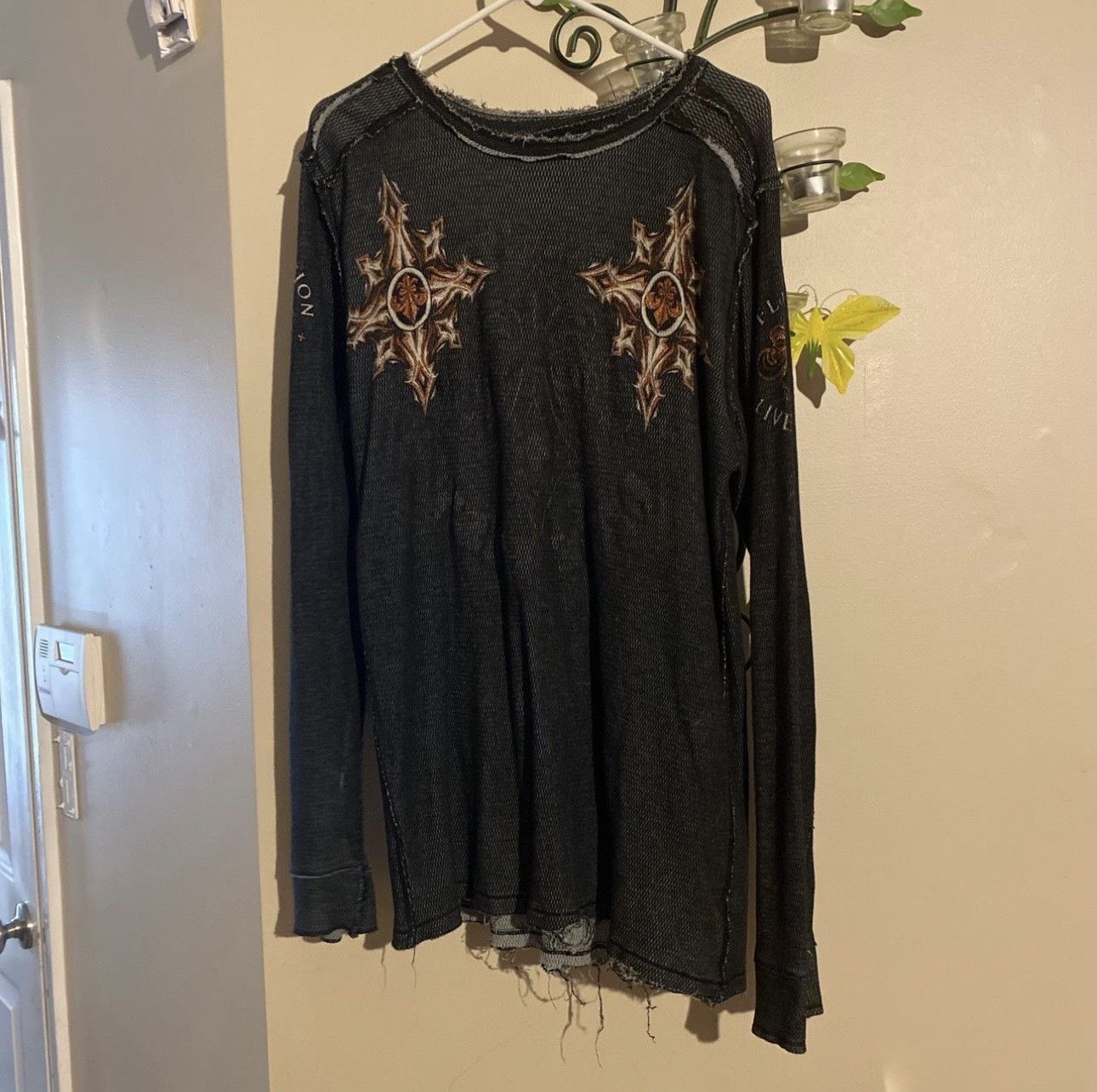 Affliction Rare double sided vintage affliction long sleeve Size US L / EU 52-54 / 3 - 2 Thumbnail