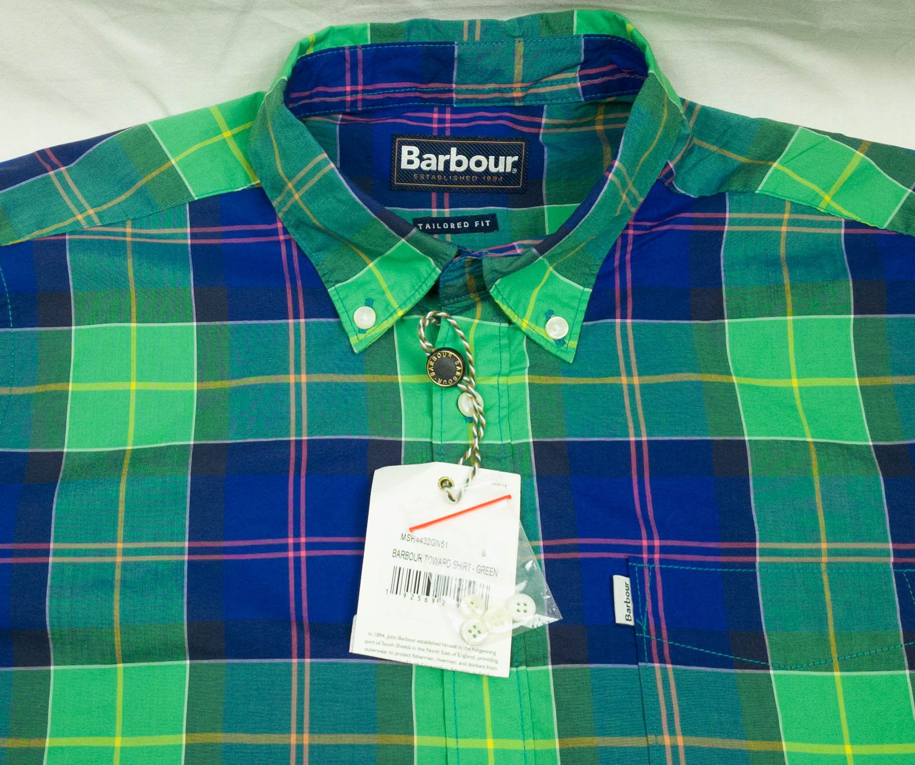 Barbour MENS BARBOUR SHIRT LONG SLEEVE COTTON SIZE S Size US S / EU 44-46 / 1 - 5 Thumbnail