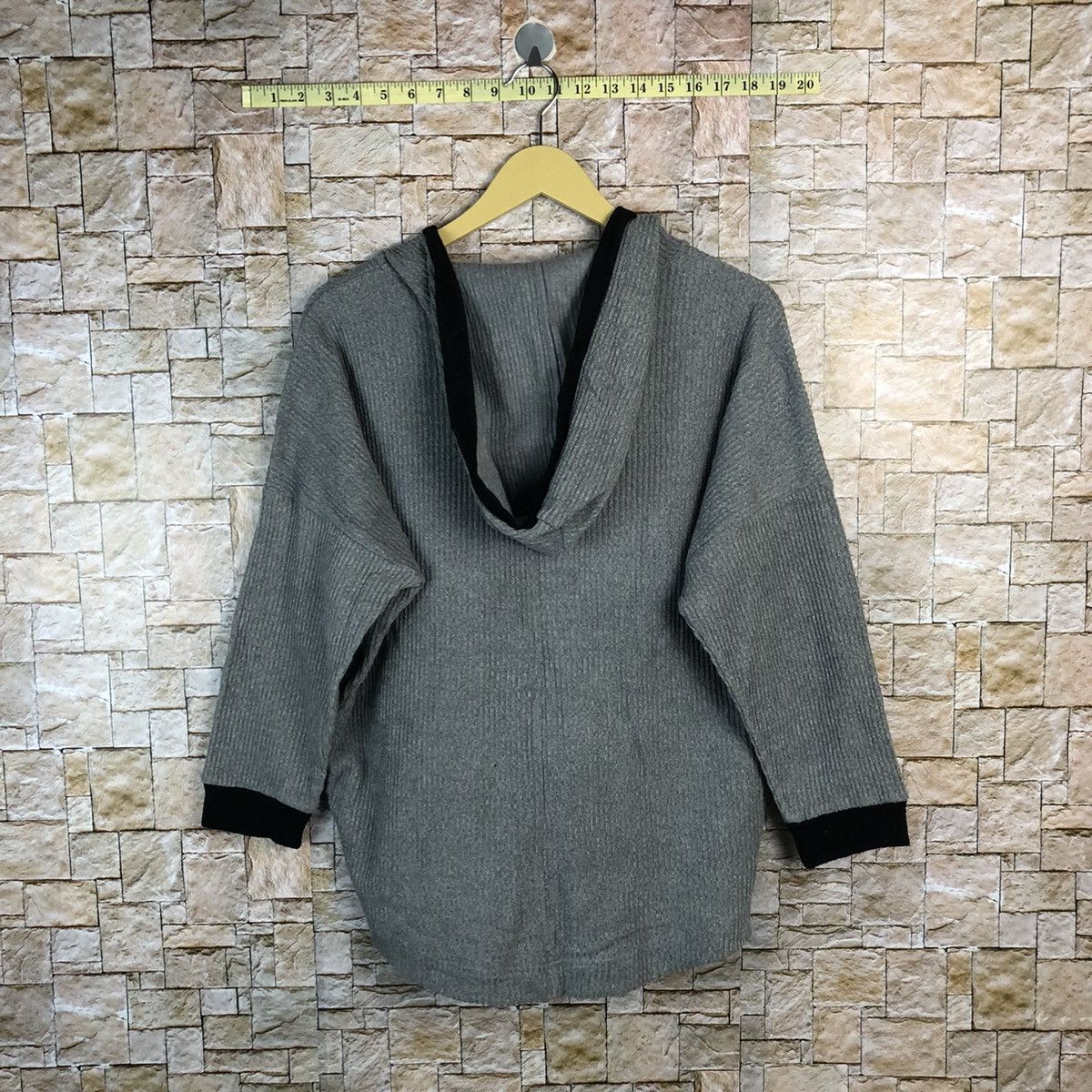 Japanese Brand Rapichie Grey Hoodie Knitwear #A508 Size M / US 6-8 / IT 42-44 - 12 Thumbnail