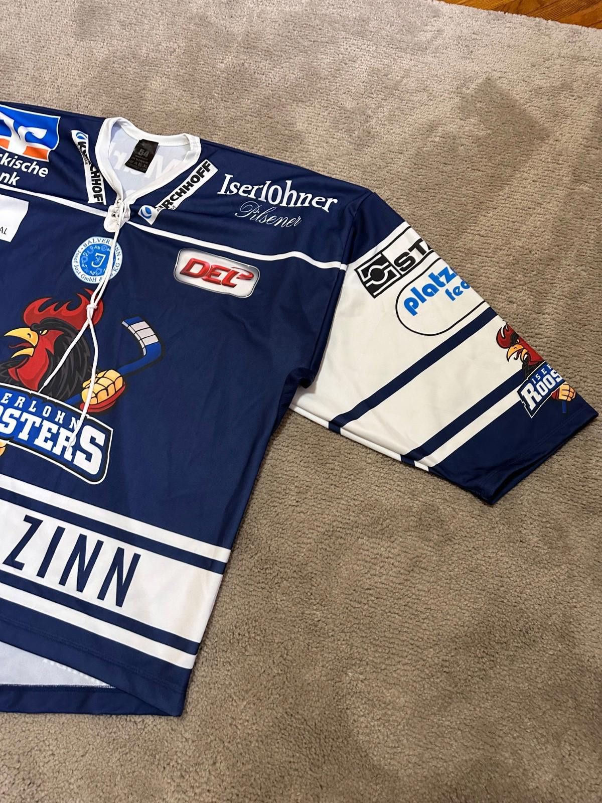 Other #12 ARDELAN Iserlohn Roosters Germany Hockey Shirt Jersey Size US L / EU 52-54 / 3 - 4 Thumbnail