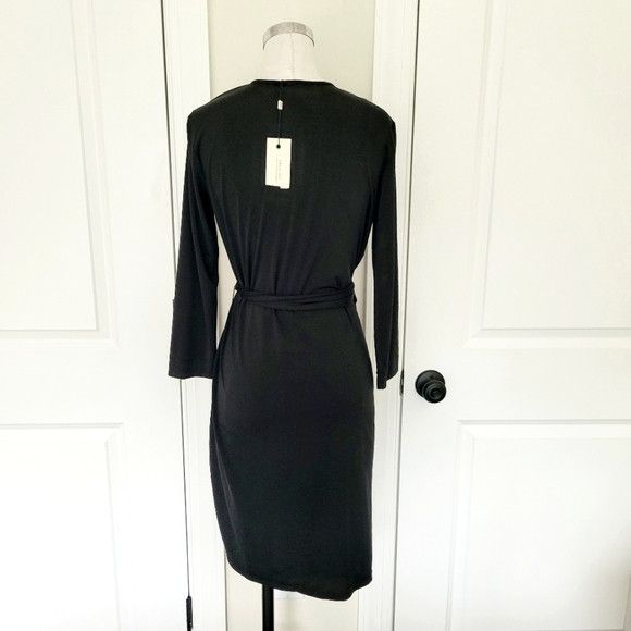 Max Mara Studio M Classic Wrap Dress Size M / US 6-8 / IT 42-44 - 4 Thumbnail