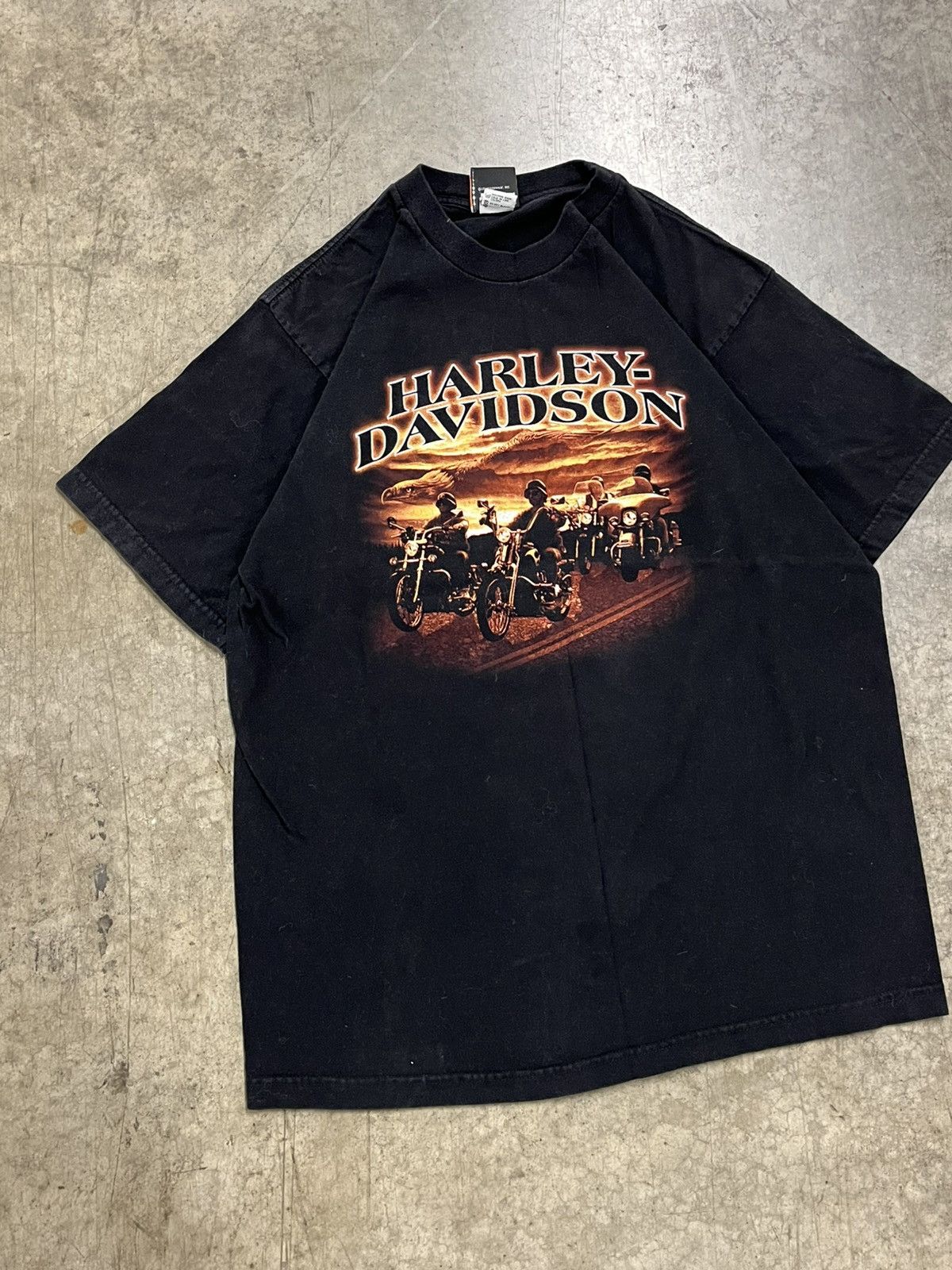 Harley Davidson × Vintage Harley Davidson vintage biker tee streetwear hype skater Size US XL / EU 56 / 4 - 4 Thumbnail