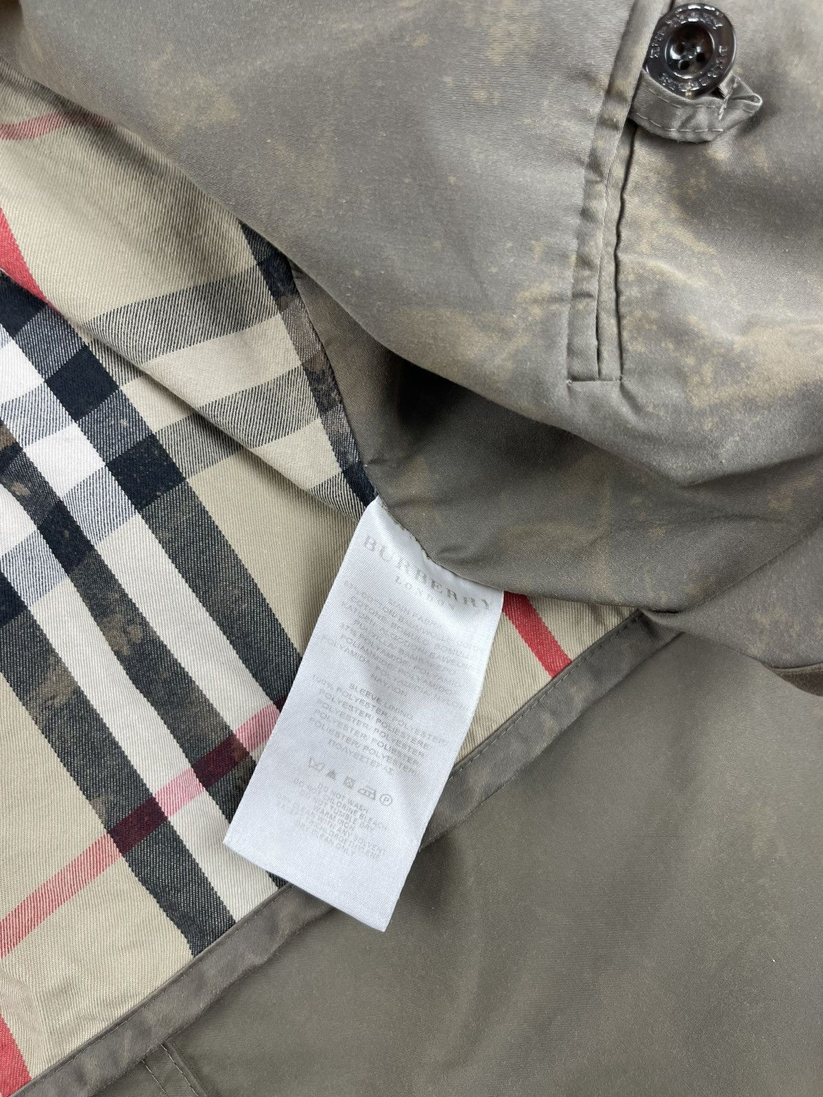 Burberry Burberry London Custom Tie Dye Trench Coat Jacket Size 46R Size US M / EU 48-50 / 2 - 14 Thumbnail