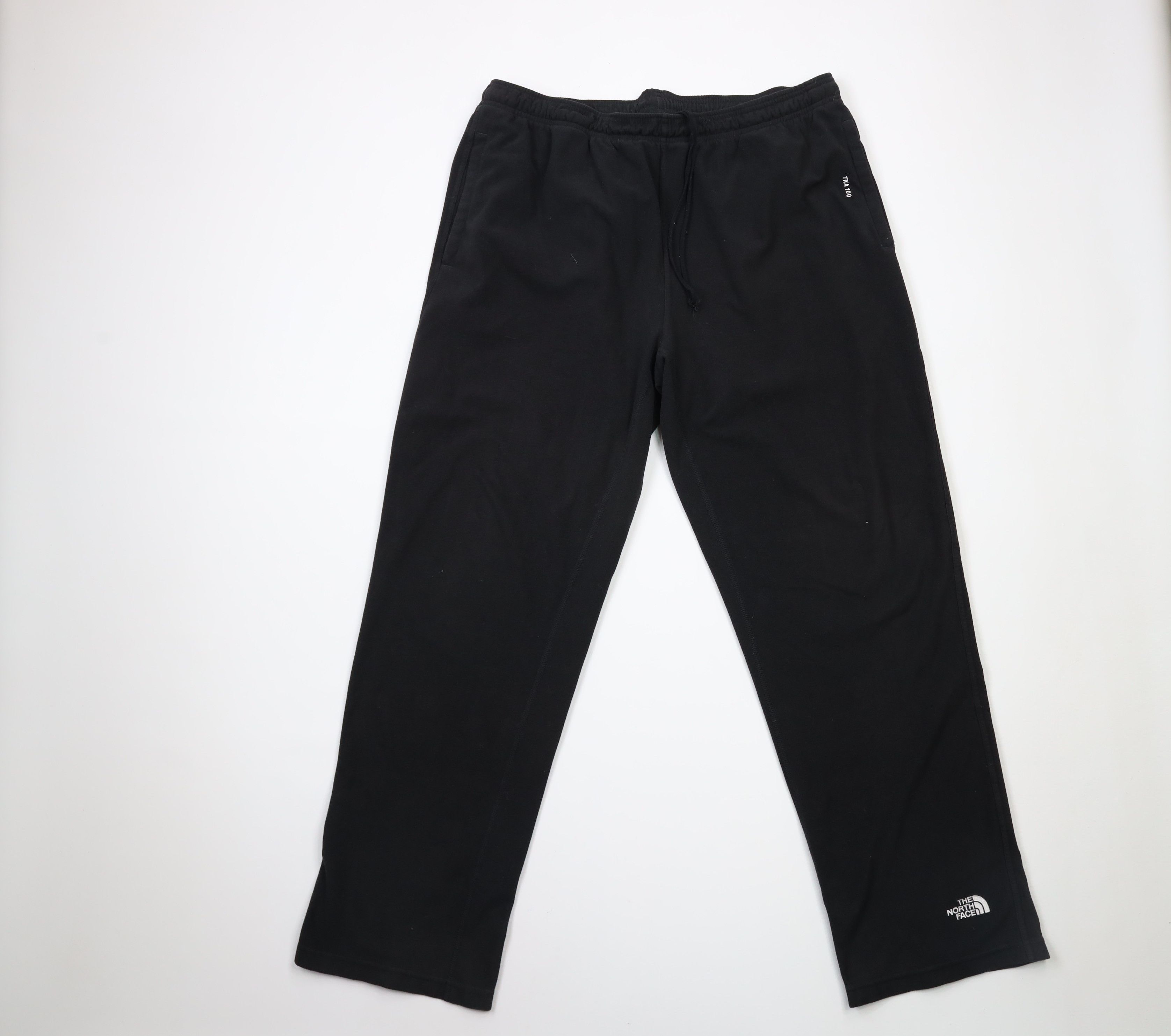The North Face × Vintage Vintage The North Face Out Wide Leg Fleece Sweatpants Black Size US 38 / EU 54 - 1 Thumbnail
