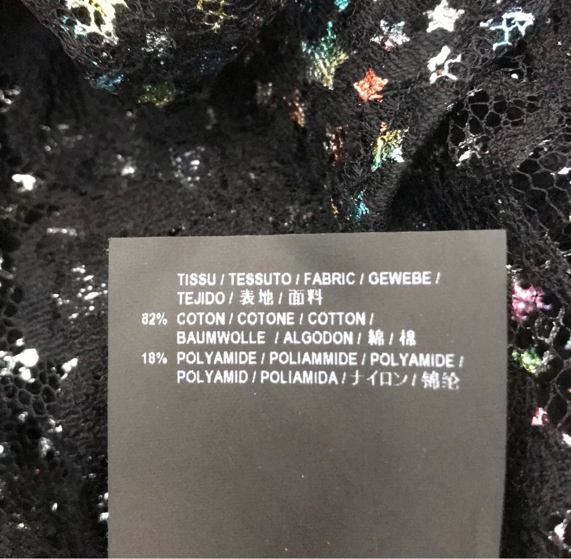 Hedi Slimane × Saint Laurent Paris S/S16 Floral Lace Sheer Multicolor Star Button Up Shirt Size M / US 6-8 / IT 42-44 - 5 Thumbnail