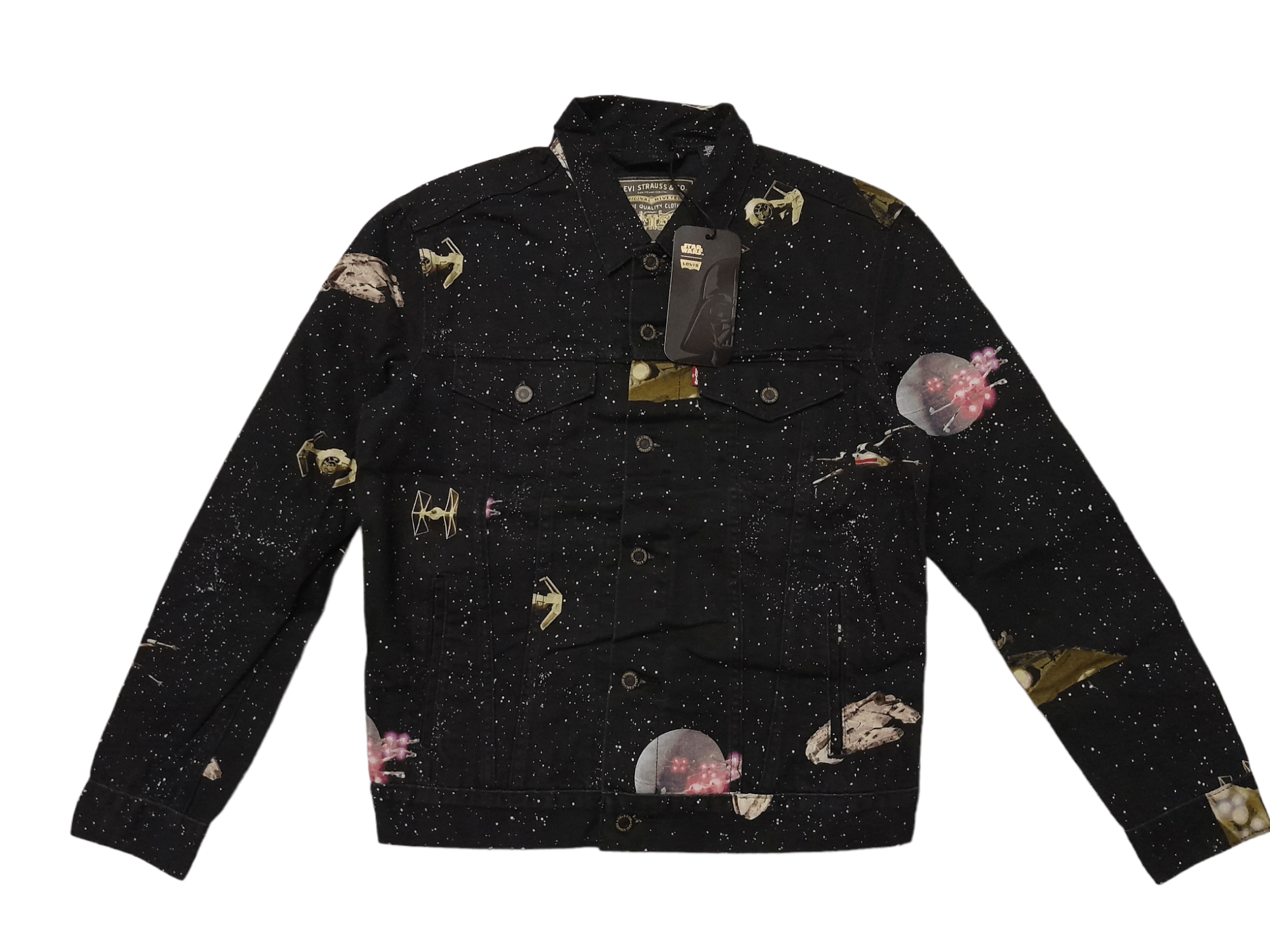 Levi's Levis x Star Wars Limited Collabs Denim Jacket Big E (F291) Size US M / EU 48-50 / 2 - 1 Thumbnail