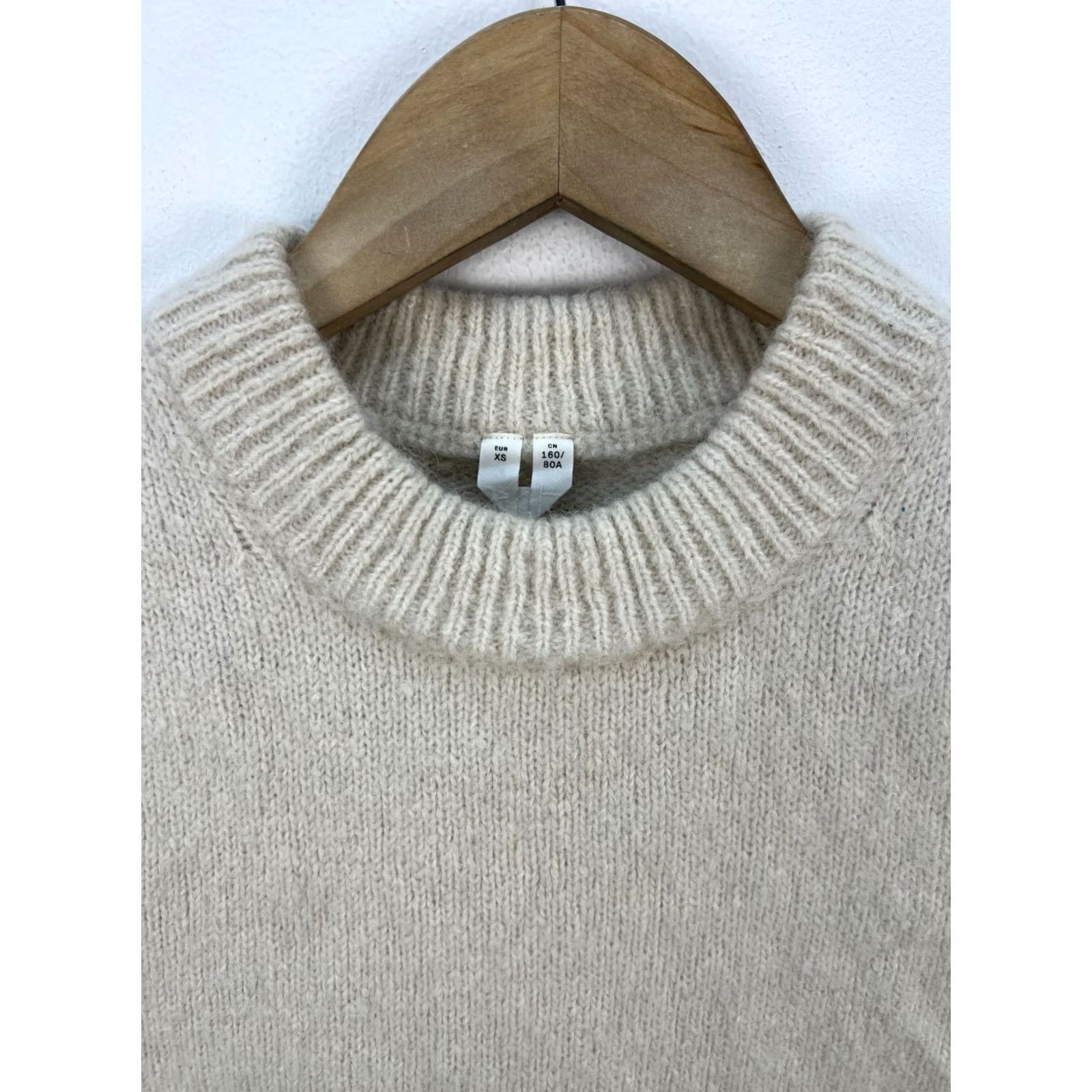 Arket Arket Vest Womens XS Alpaca Yak Wool Sleeveless Crew Neck 90s Ivory Size XS / US 0-2 / IT 36-38 - 2 Thumbnail