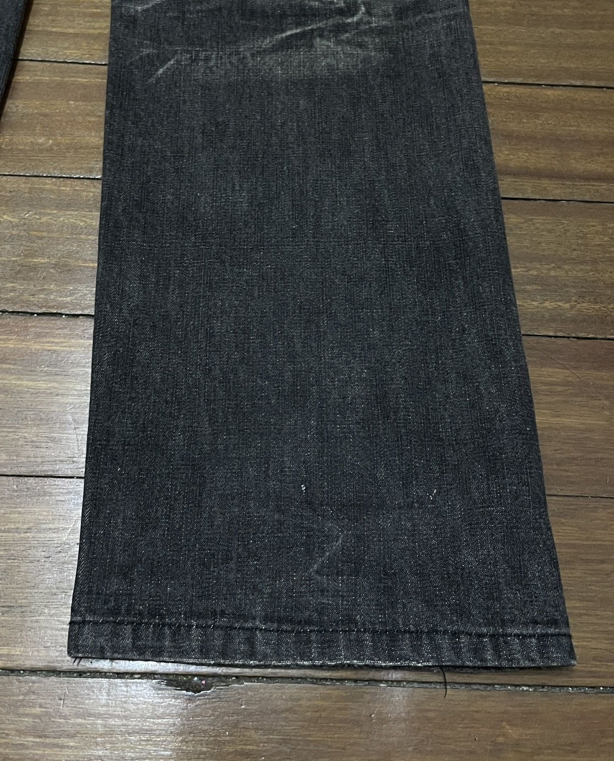 14th Addiction Rare Design Vintage Japanese Brand LowBox Jeans 1990s Size US 32 / EU 48 - 8 Thumbnail