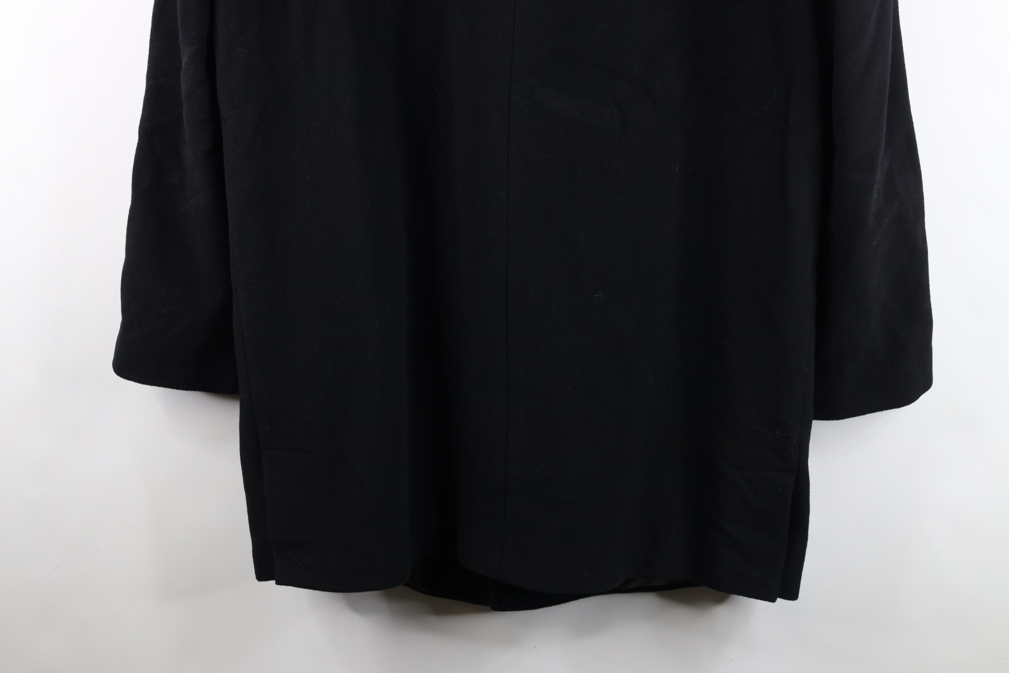Ralph Lauren Vintage Ralph Lauren Full Button Overcoat Jacket Black Size US L / EU 52-54 / 3 - 15 Thumbnail