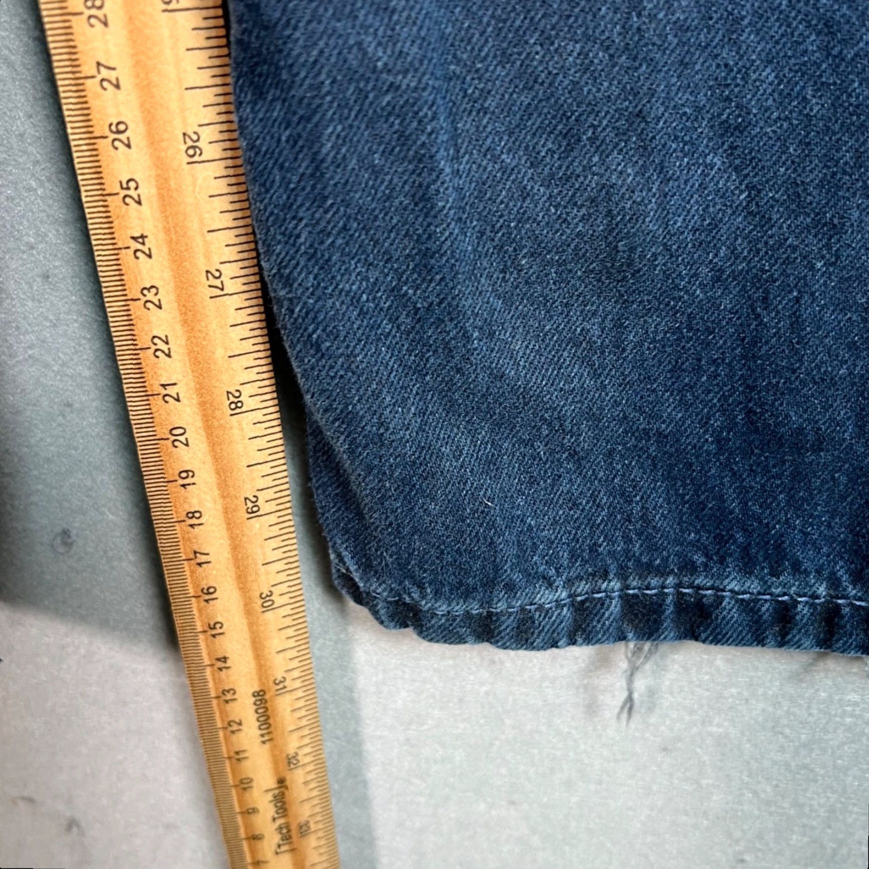 Zara Zara Womens High-Waist Straight Leg Jeans Size 0 Blue Denim 90s Size 25" / US 0 / IT 36 - 7 Thumbnail