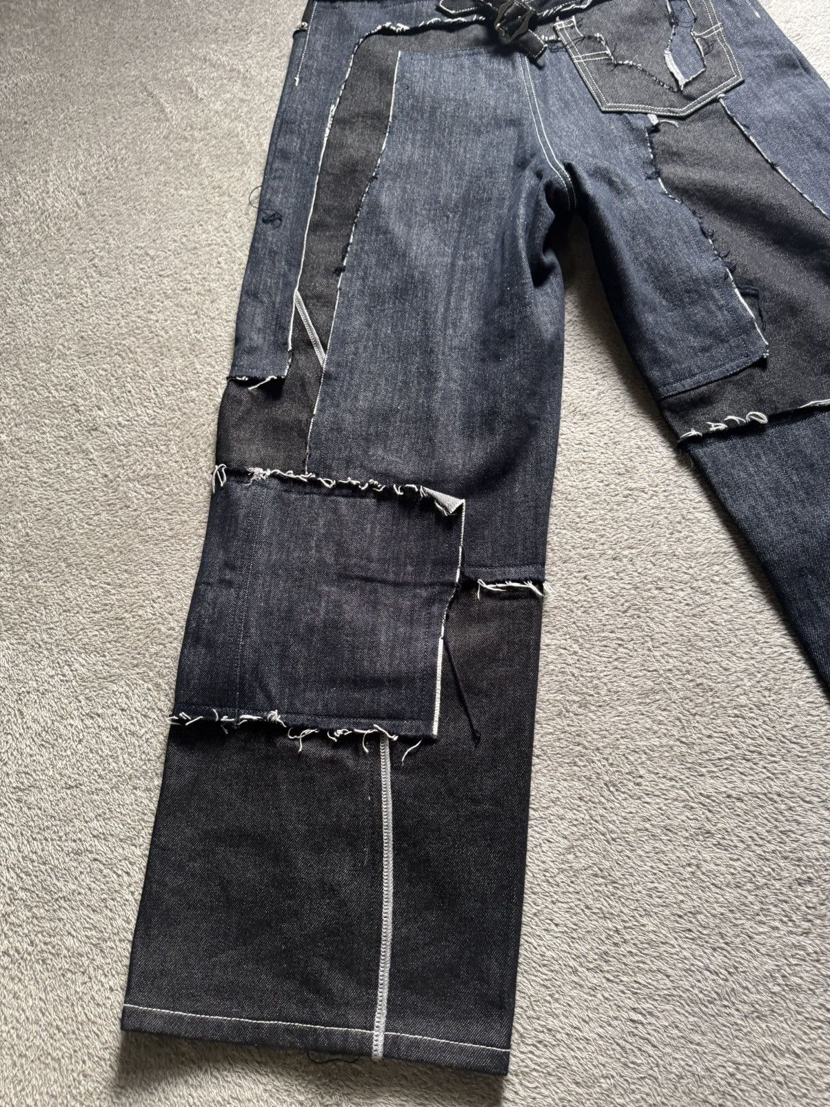 Other Blind/No Plan Raw Edge Remake Jeans Size US 32 / EU 48 - 9 Thumbnail