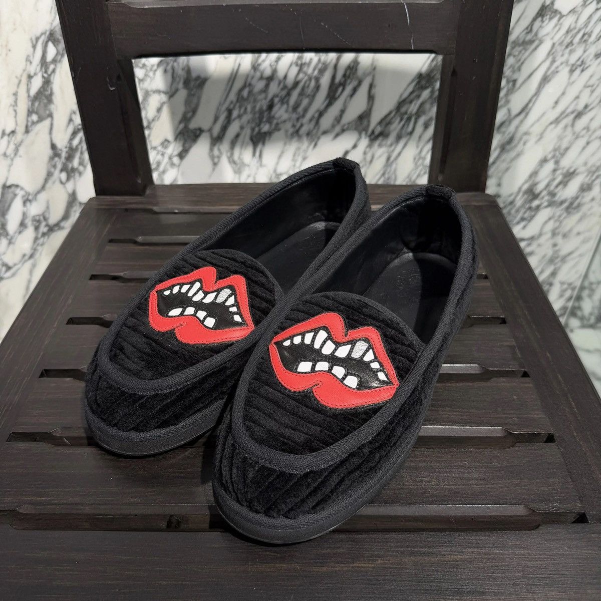 Chrome Hearts 42 Chrome Hearts Corduroy Slippers Slop on Size US 9 / EU 42 - 1 Thumbnail