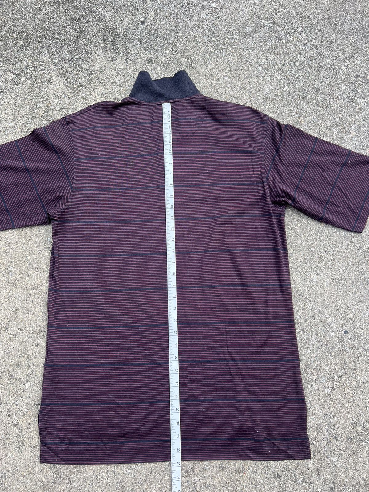Nike Vintage 2000s Nike Tiger Wood Striped Polo Shirt Golf Size US L / EU 52-54 / 3 - 17 Thumbnail