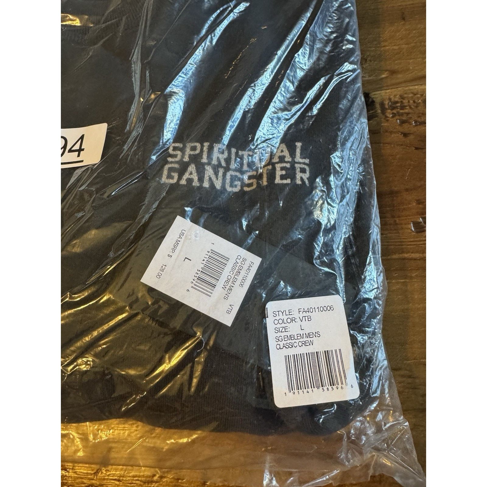 Spiritual Gangster Spiritual Gangster Emblem Men's Crewneck Sweatshirt Black L Size US L / EU 52-54 / 3 - 5 Thumbnail