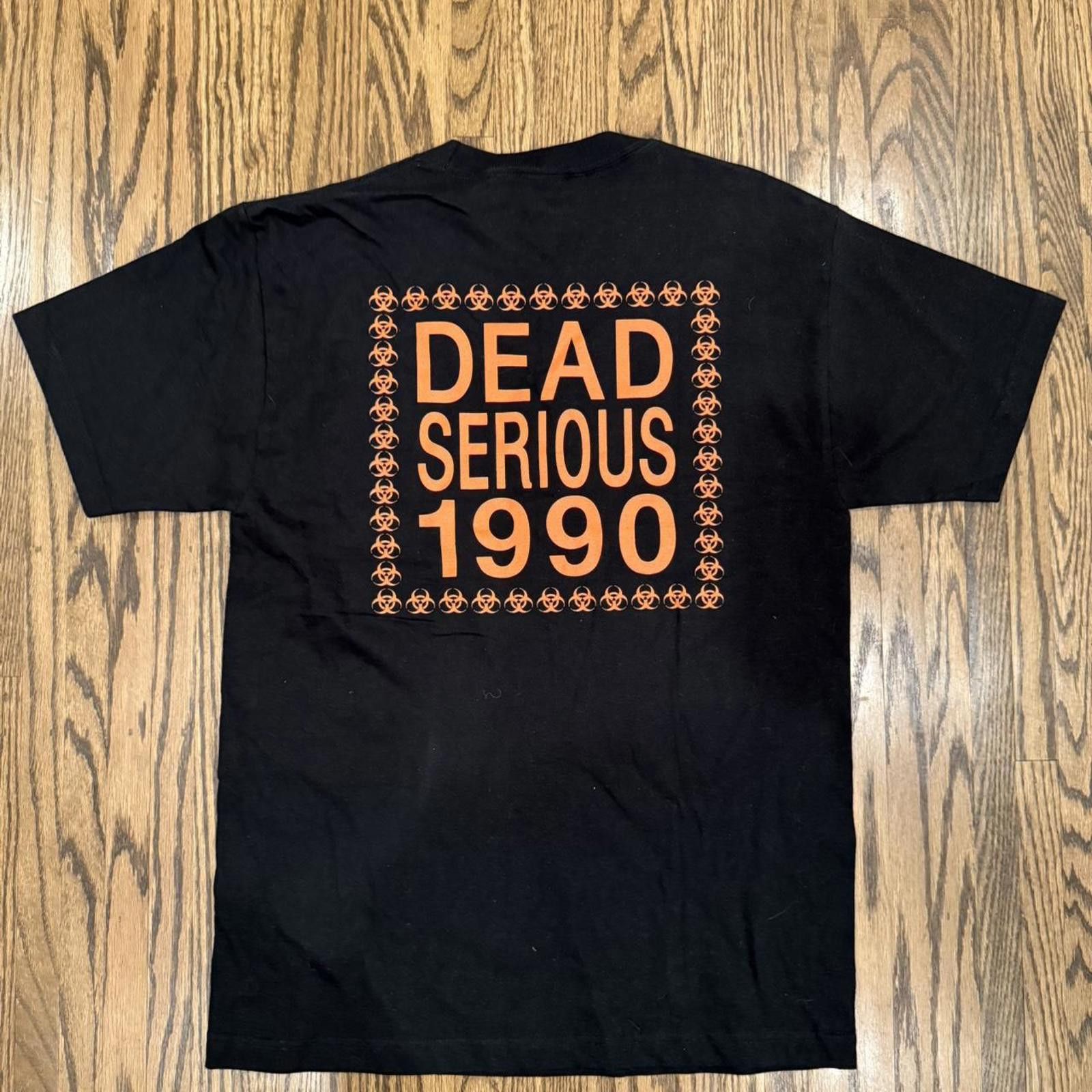 Hanes Biohazard - Dead Serious Shirt - M Size US M / EU 48-50 / 2 - 5 Thumbnail