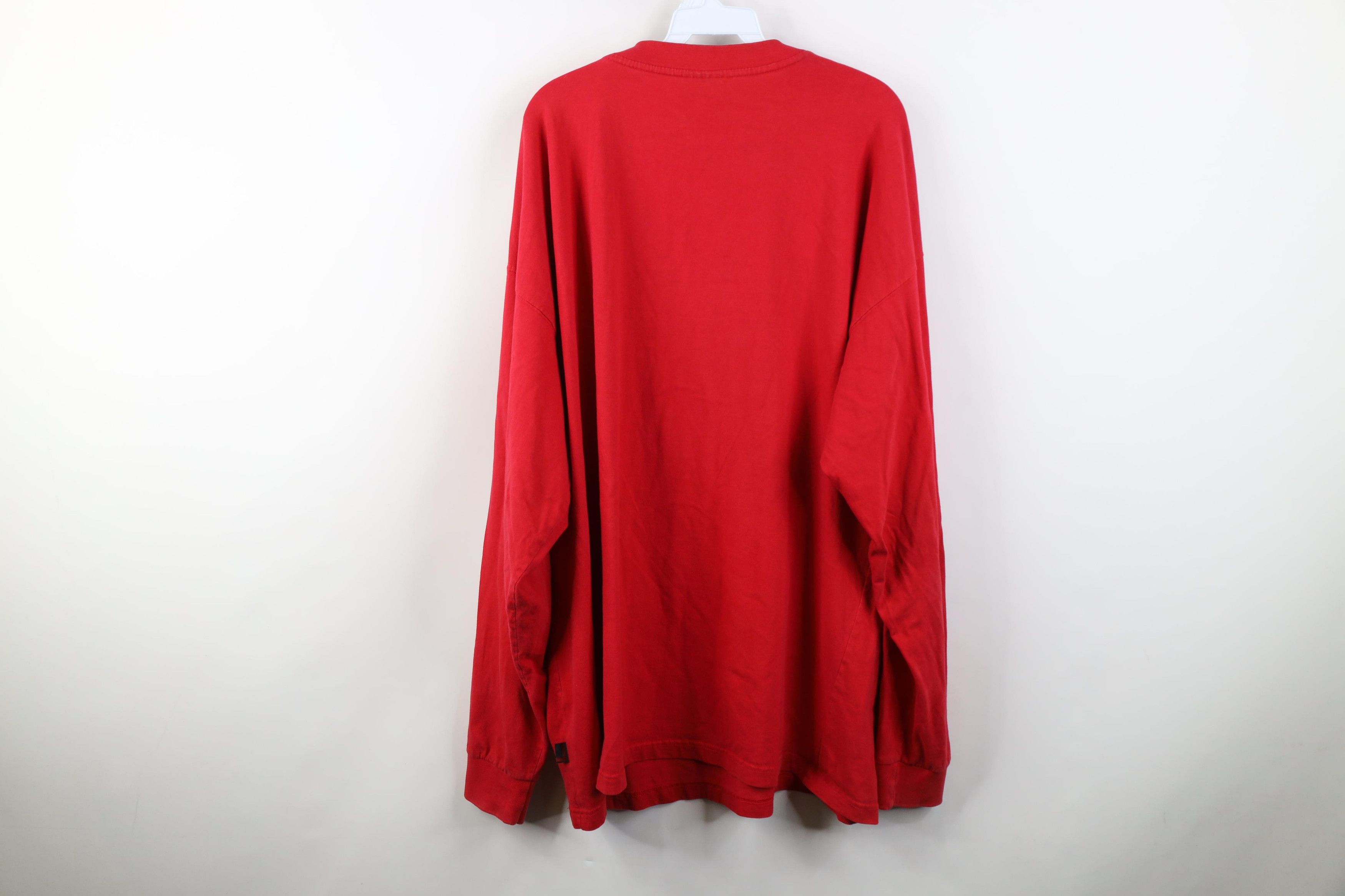 Fubu Vintage 90s Y2K FUBU Fit Long Sleeve T-Shirt Red Cotton Size US XXL / EU 58 / 5 - 18 Thumbnail