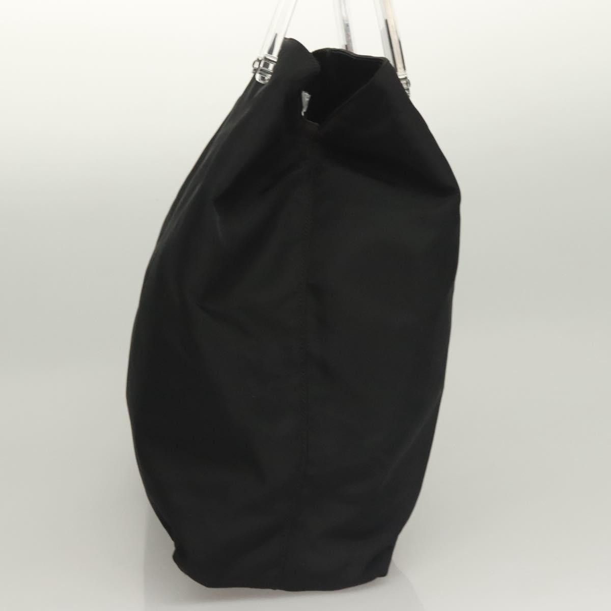 Prada PRADA Hand Bag Nylon Black Silver Size ONE SIZE - 4 Thumbnail