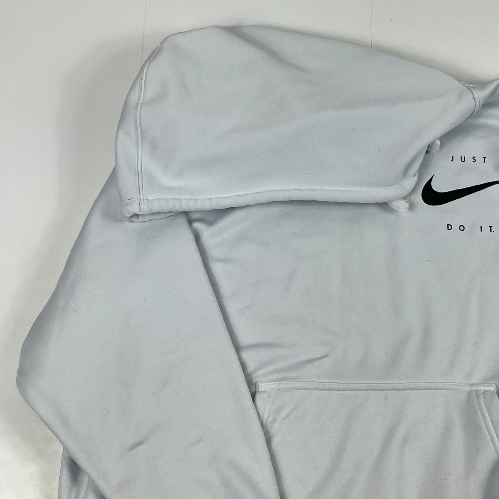 Nike Nike Hoodie Men Large White Dri-Fit Long Sleeve Pullover Fleece Lined Workout Gym Size US L / EU 52-54 / 3 - 2 Thumbnail