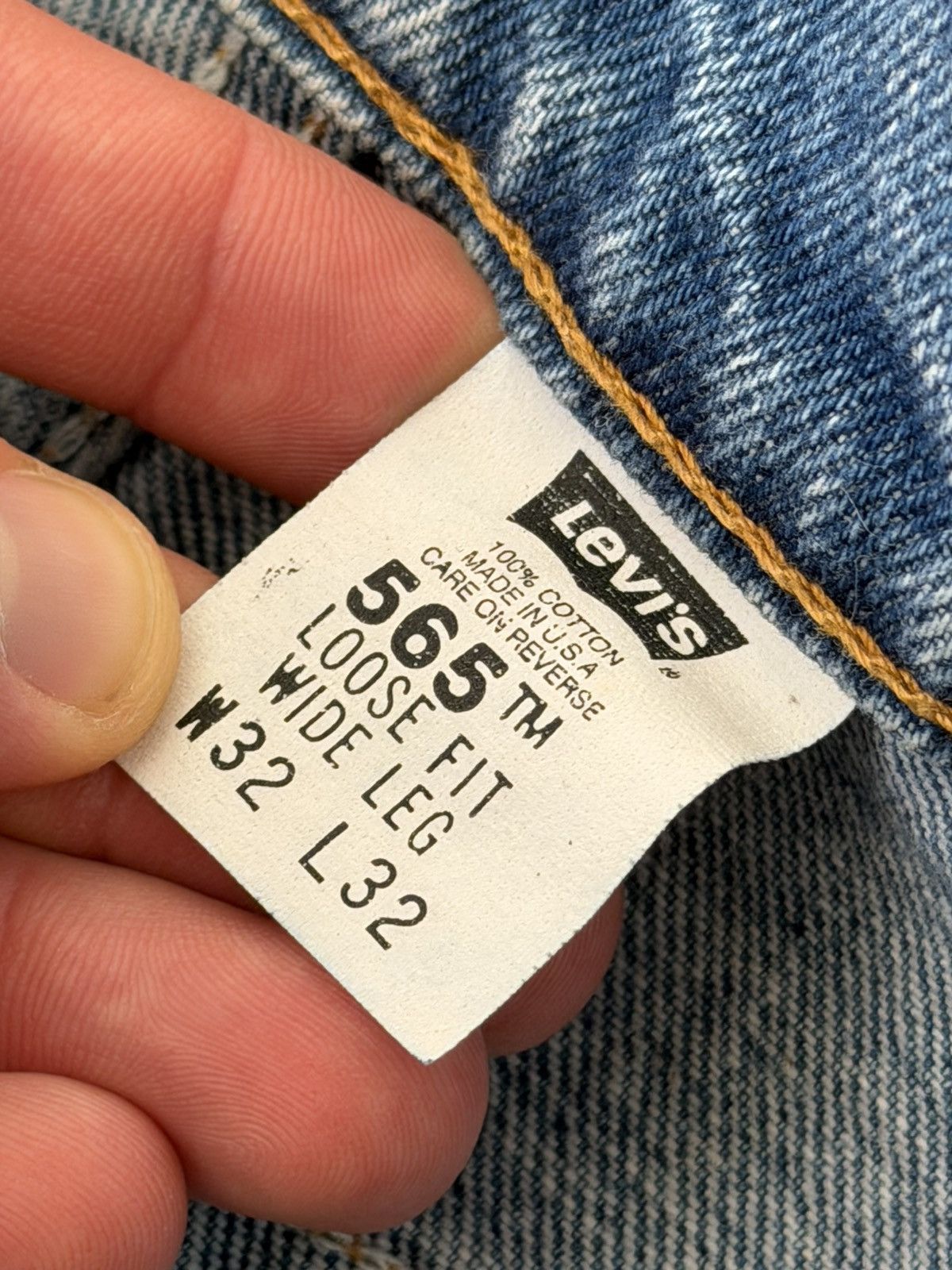 Levi's ‼️Vintage Levi’s Grey 565 Red Tab Denim Made in USA🇺🇸Jeans‼️ Size US 32 / EU 48 - 8 Thumbnail