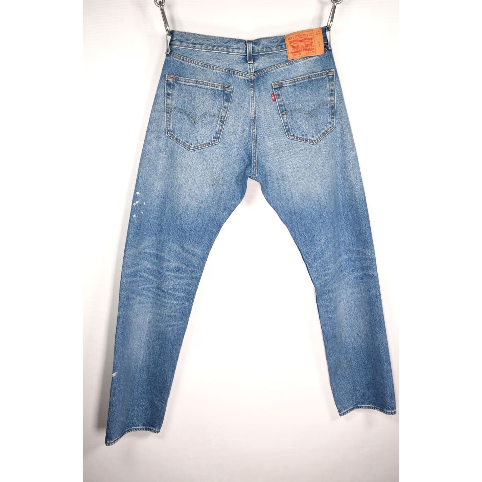 Levi's Levi's 501 Jeans Straight Mens W33 L32 Blue 100% Cotton 5-Pocket Denim Vintage No N/A Size US 33 - 5 Thumbnail