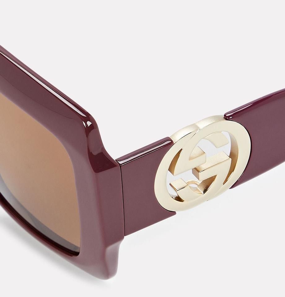 Gucci NEW GUCCI GG1022S-007 Brown Size ONE SIZE - 6 Thumbnail