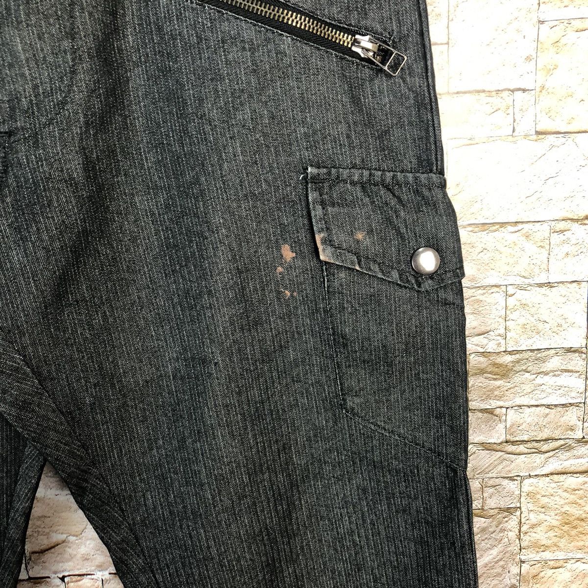 Japanese Brand Avail Dark Blue Cargo Multipocket Pants #A324 Size US 30 / EU 46 - 11 Thumbnail