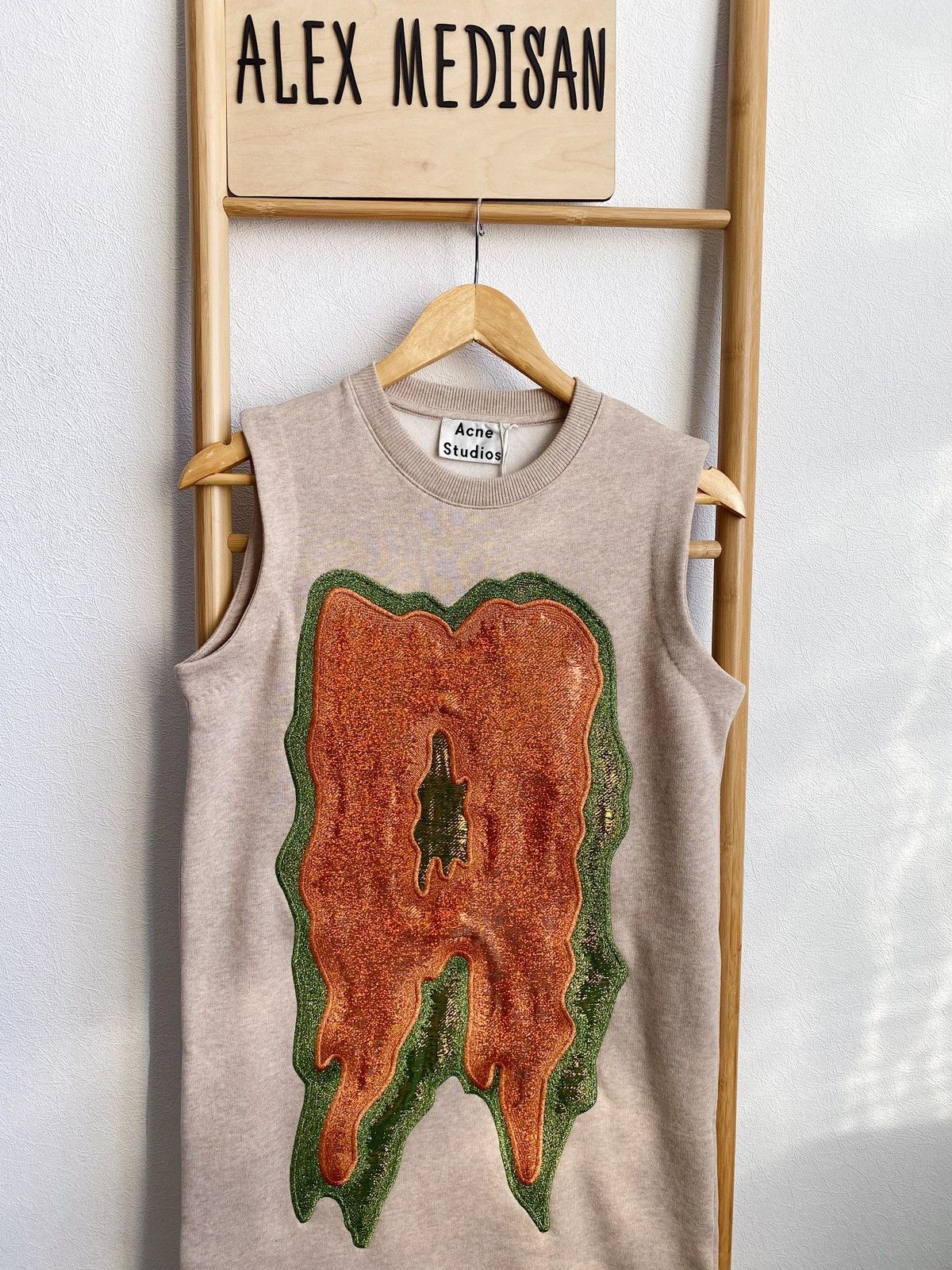 Acne Studios Acne Studios “Katja A Lurex” Appliqué Fleece Lined DressAW16 Size XXS / US 00 / IT 34 - 12 Thumbnail