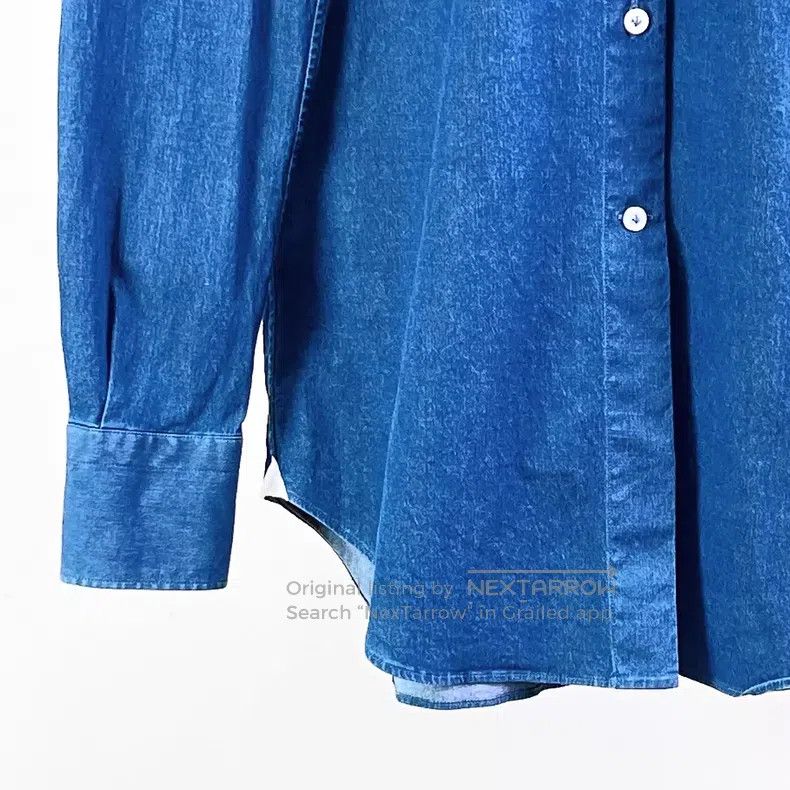 Loro Piana Loro Piana Lightweight Denim Shirt Size XS / US 0-2 / IT 36-38 - 4 Thumbnail