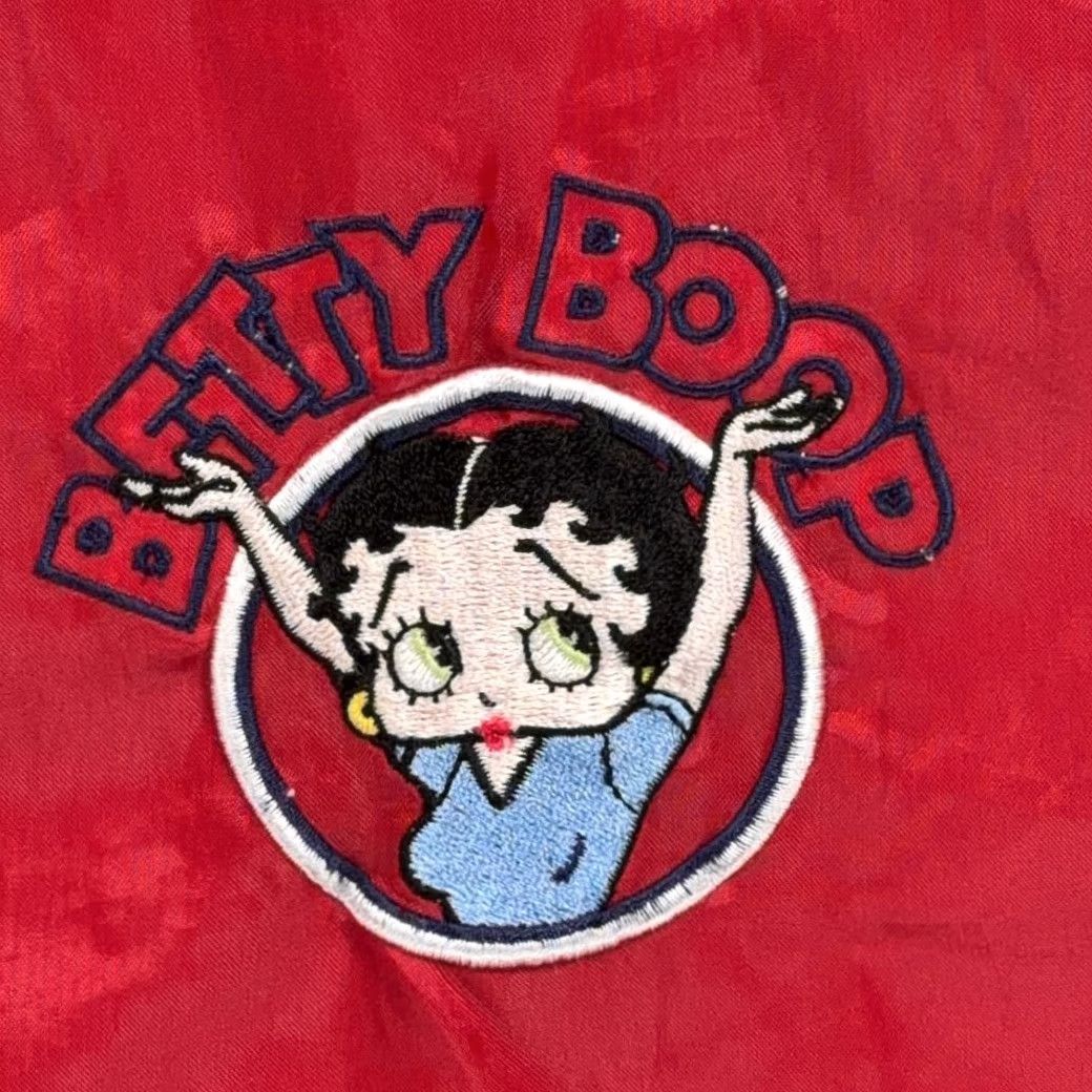 Vintage Vintage Betty Boop Sweater Adult EXTRA LARGE Red Fleece Embroider Zip Y2K Size US XL / EU 56 / 4 - 6 Thumbnail