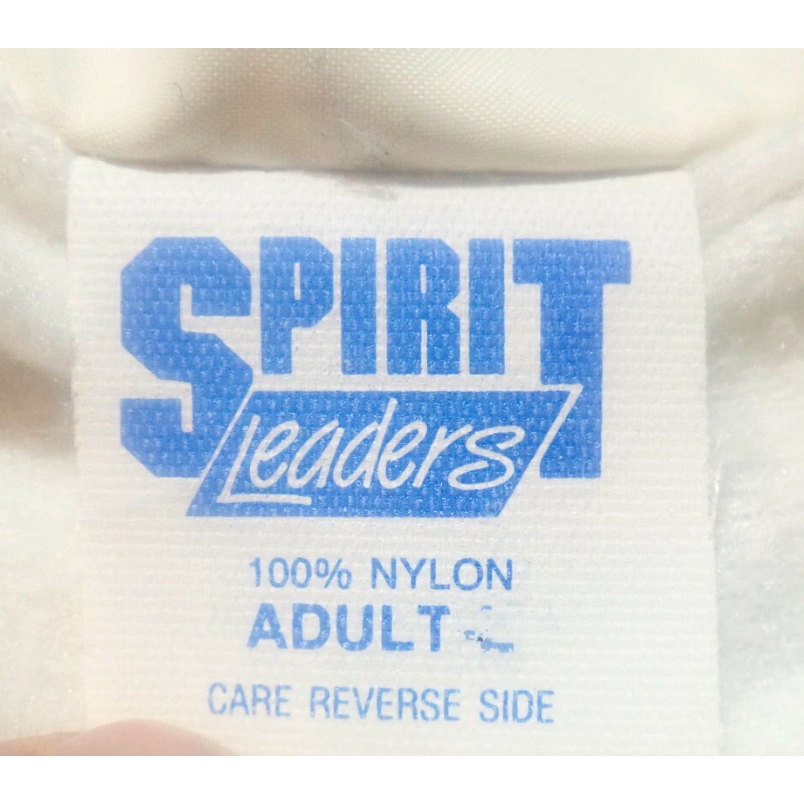 ESPIRIT VINTAGE Spirit Leader Cheerleader Women's Track Jacket 1/2 Zip Nylon Blue and White High School College All Seasons L Size L / US 10 / IT 46 - 3 Thumbnail