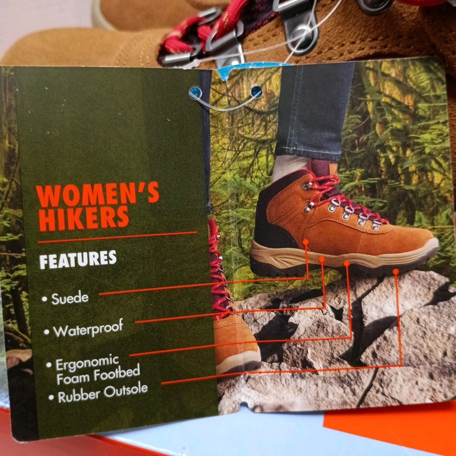 Other Ozark Trail Women's Waterproof Hiker Boots Wheat Size 6.5 Size US 6.5 / IT 36.5 - 4 Thumbnail