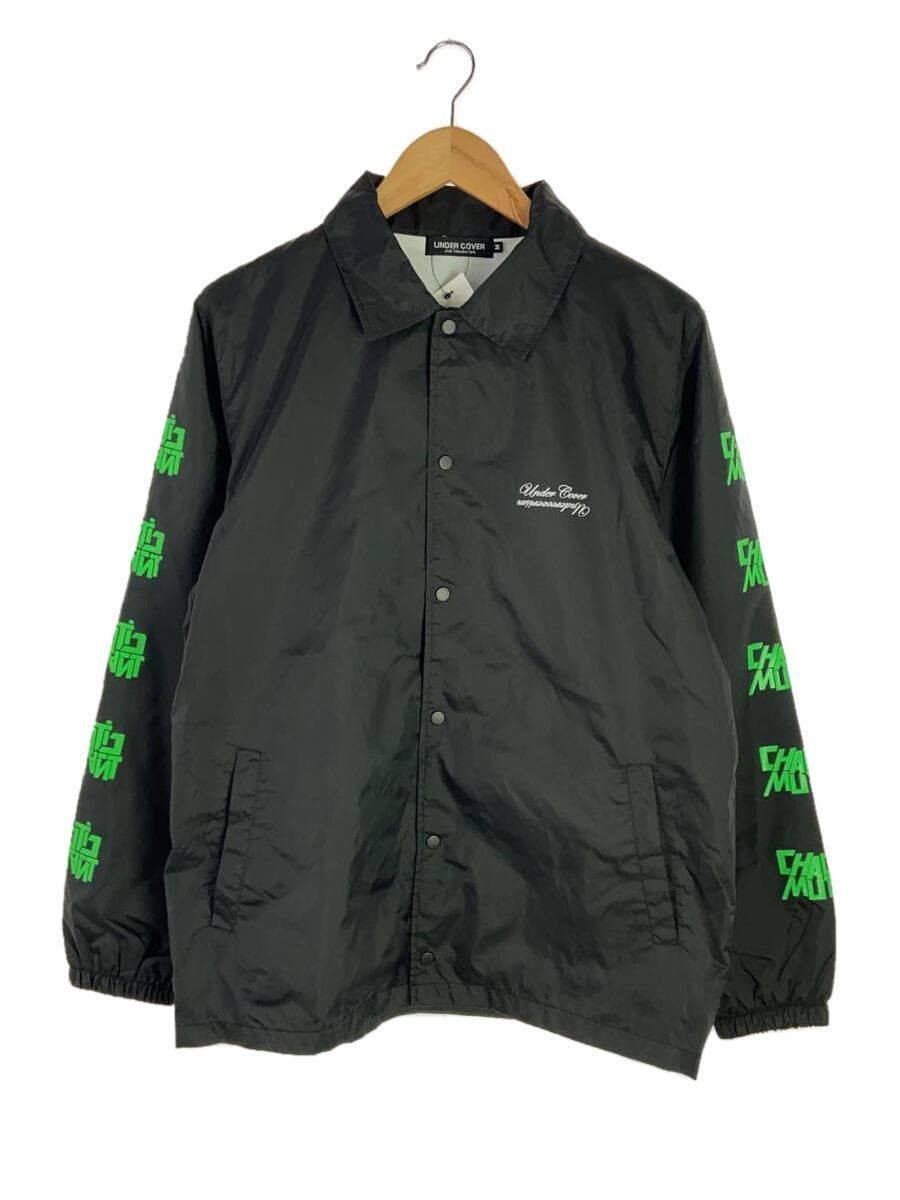 image of Undercover Ss16 Chaotic Mutant Coach Jacket in Black, Men's (Size Medium)