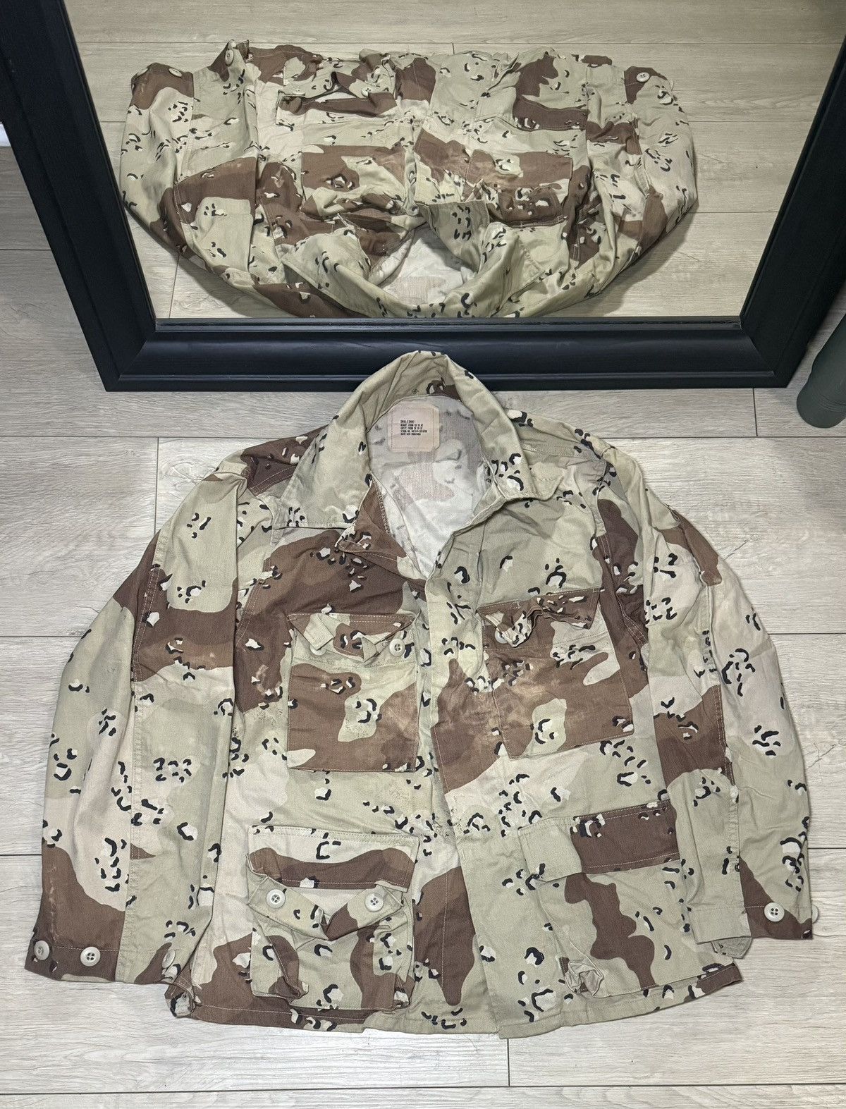 Other Vintage U.S. Army Military Desert Battle DressUniform Jacket Size US S / EU 44-46 / 1 - 1 Thumbnail