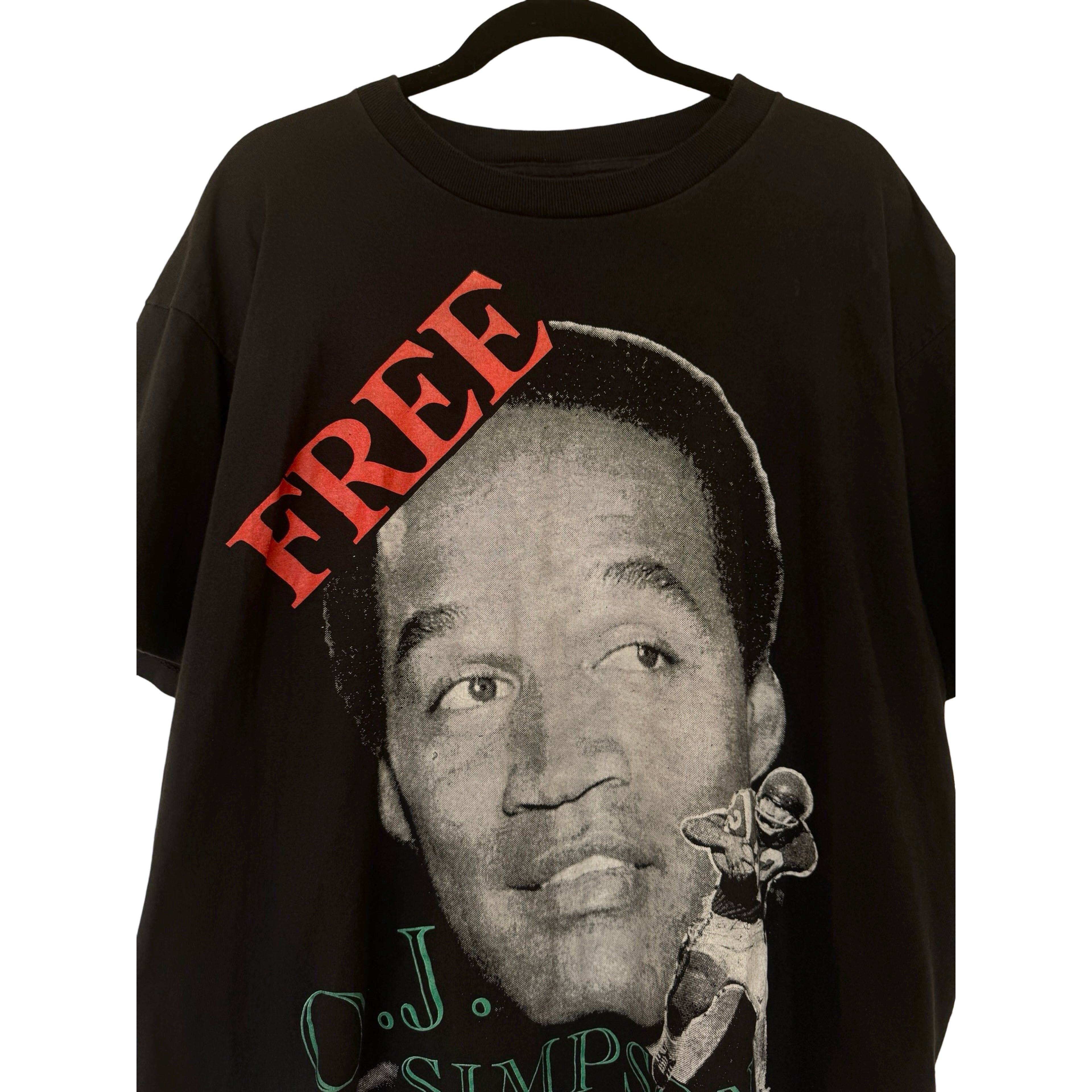 Vintage OJ Simpson He Will Always Be My Hero Tee Size US XL / EU 56 / 4 - 7 Thumbnail