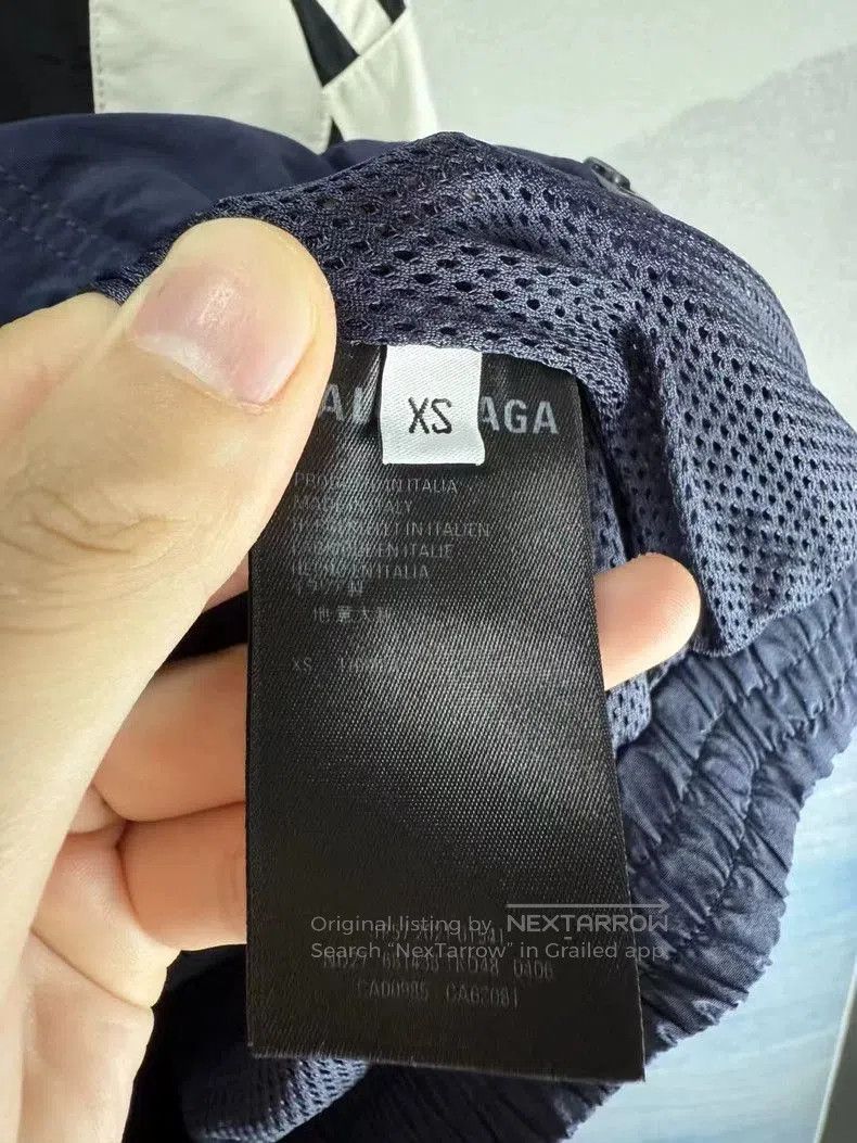 Balenciaga Balenciaga Black Blue Panel Jacket. Size US XS / EU 42 / 0 - 4 Thumbnail