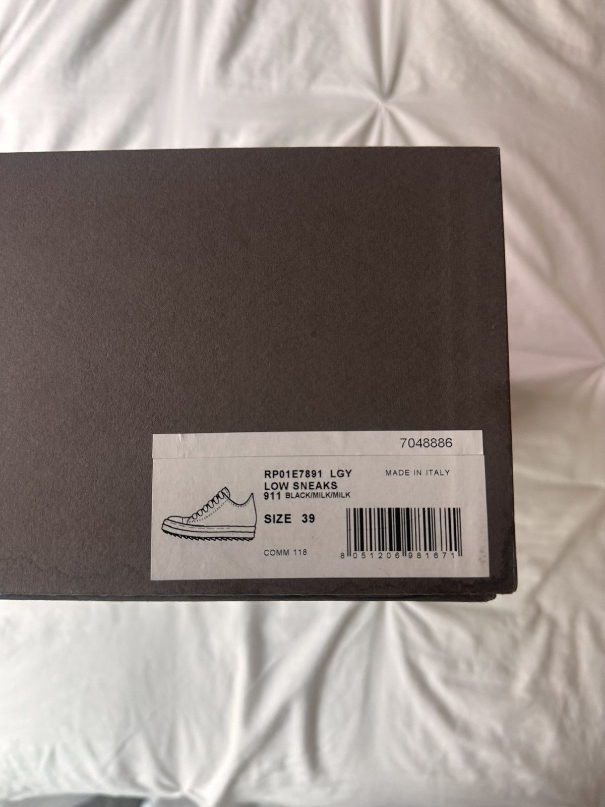 Rick Owens Rick Owens Temple Low Sneakers Size US 6 / EU 39 - 6 Thumbnail