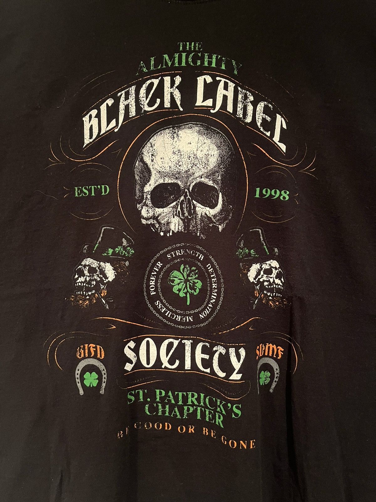 Gildan Black Label Society St.Patricks Chapter band tshirt Size US XXL / EU 58 / 5 - 2 Thumbnail