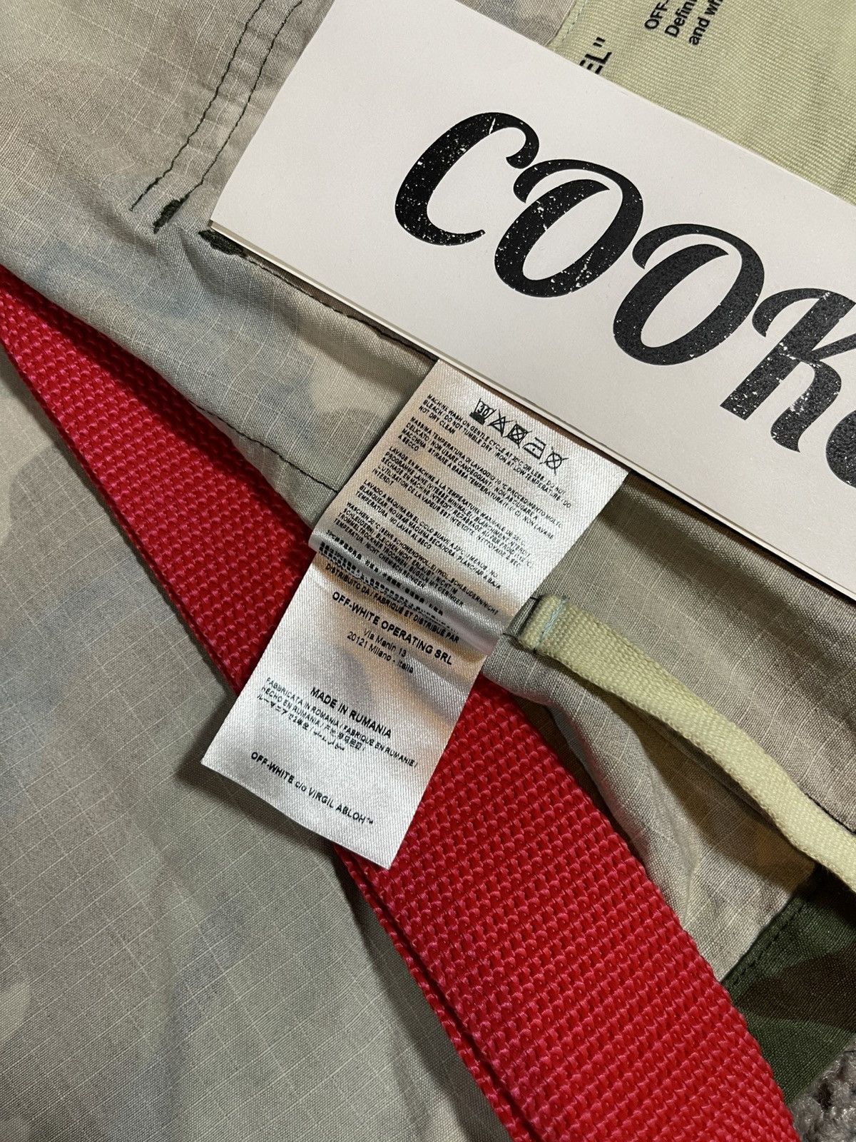 Off-White OFF-WHITE Virgil Abloh Army Archive Field Jacket Camouflage Size US XXS / EU 40 - 13 Thumbnail