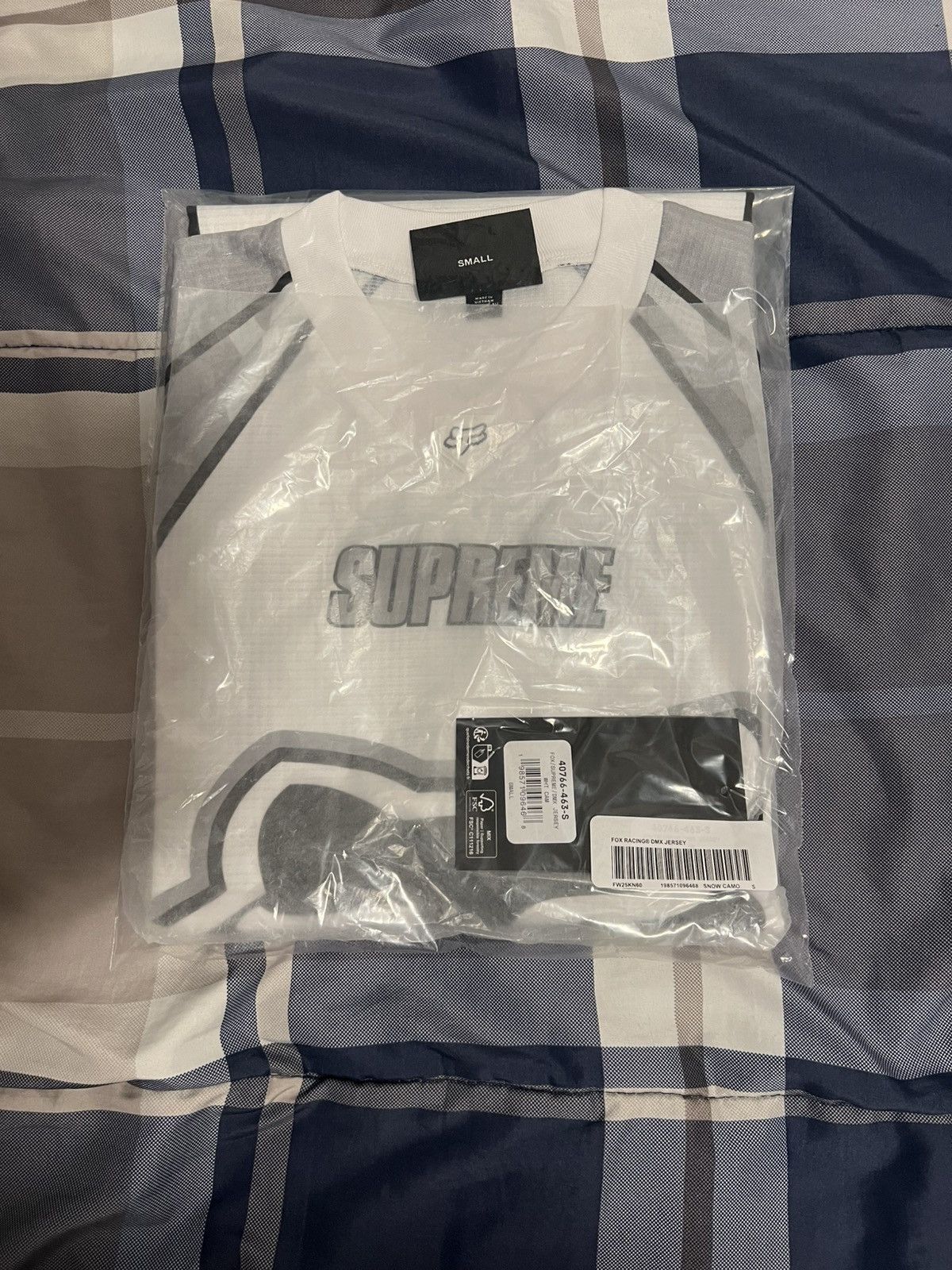Fox Racing × Supreme Supreme Fox Racing DMX Jersey White Size 