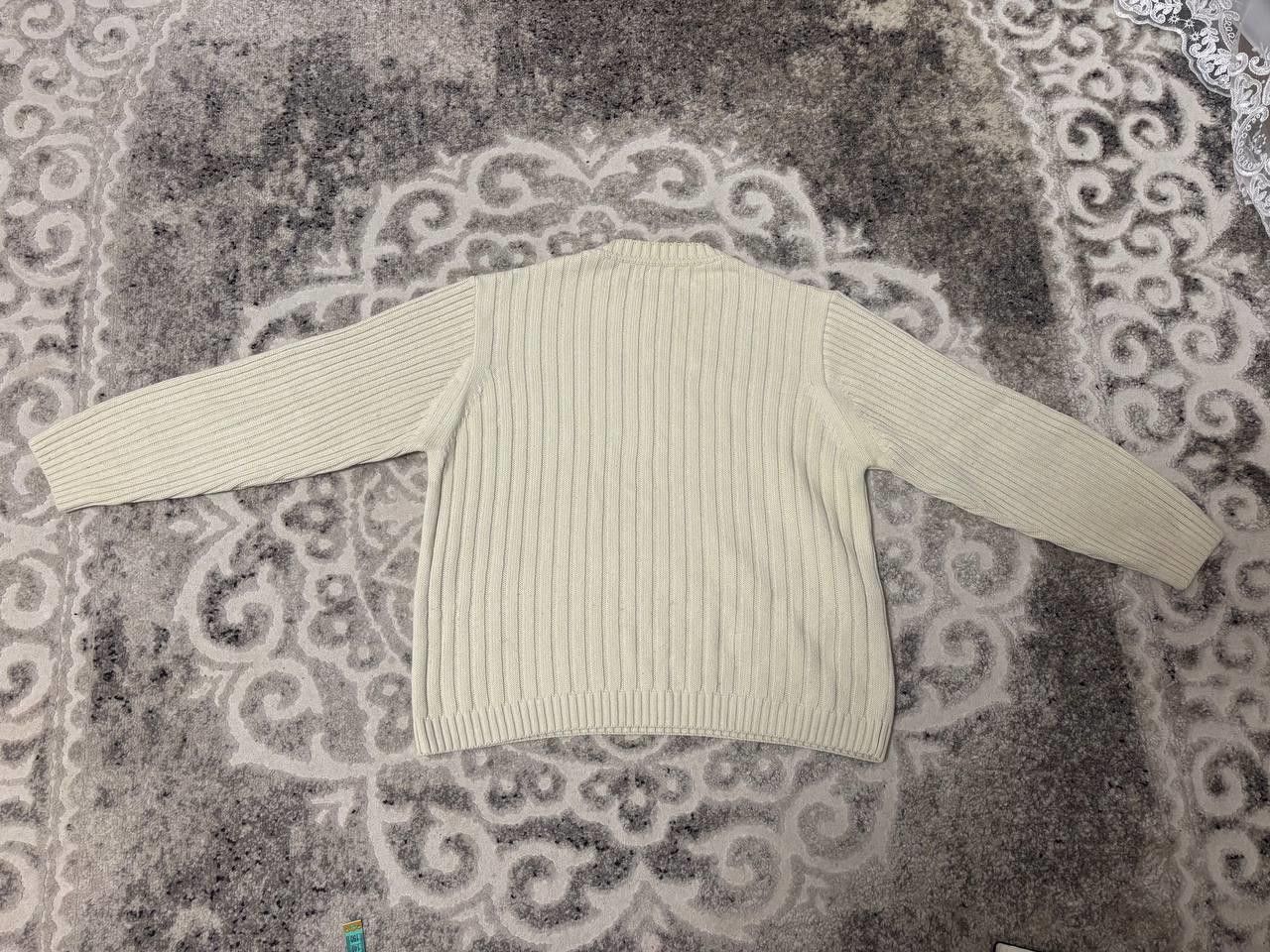 Vintage Vintage MTL Crewneck Sweater - Cream/Off-White Ribbed Knit Size US L / EU 52-54 / 3 - 5 Thumbnail