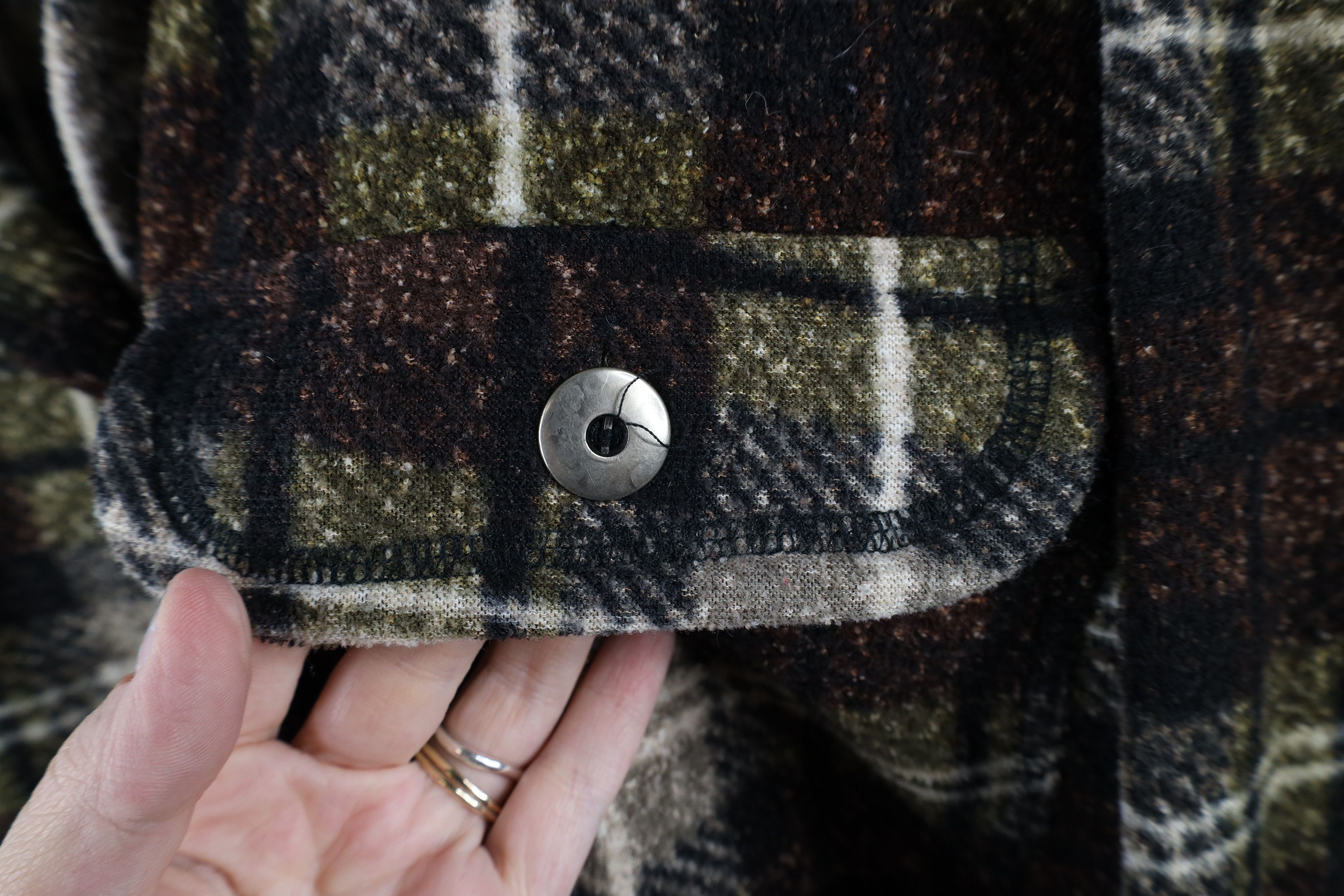 Vintage Vintage 90s Streetwear Button Shirt Jacket Jac Shirt Plaid Size XL / US 12-14 / IT 48-50 - 4 Thumbnail