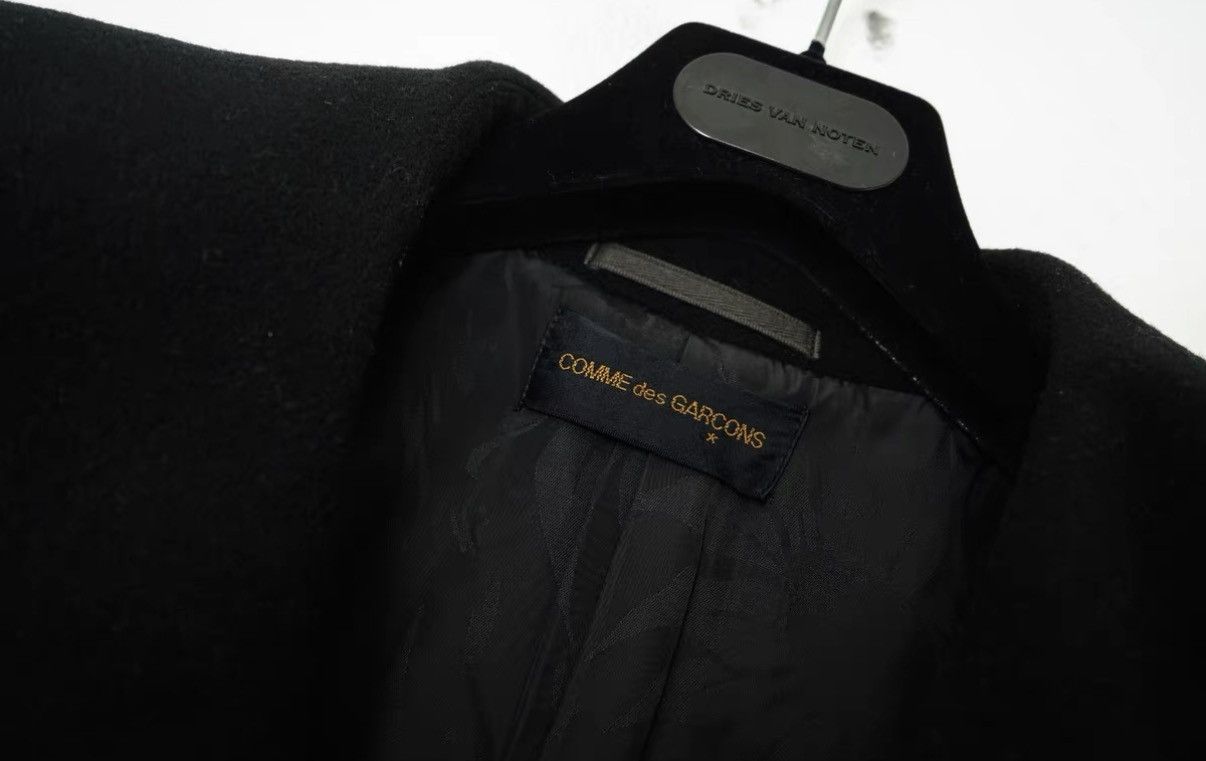 Comme des Garcons Comme des Garçons Large Lapel Wool Mid-Length Coat Size M / US 6-8 / IT 42-44 - 9 Thumbnail