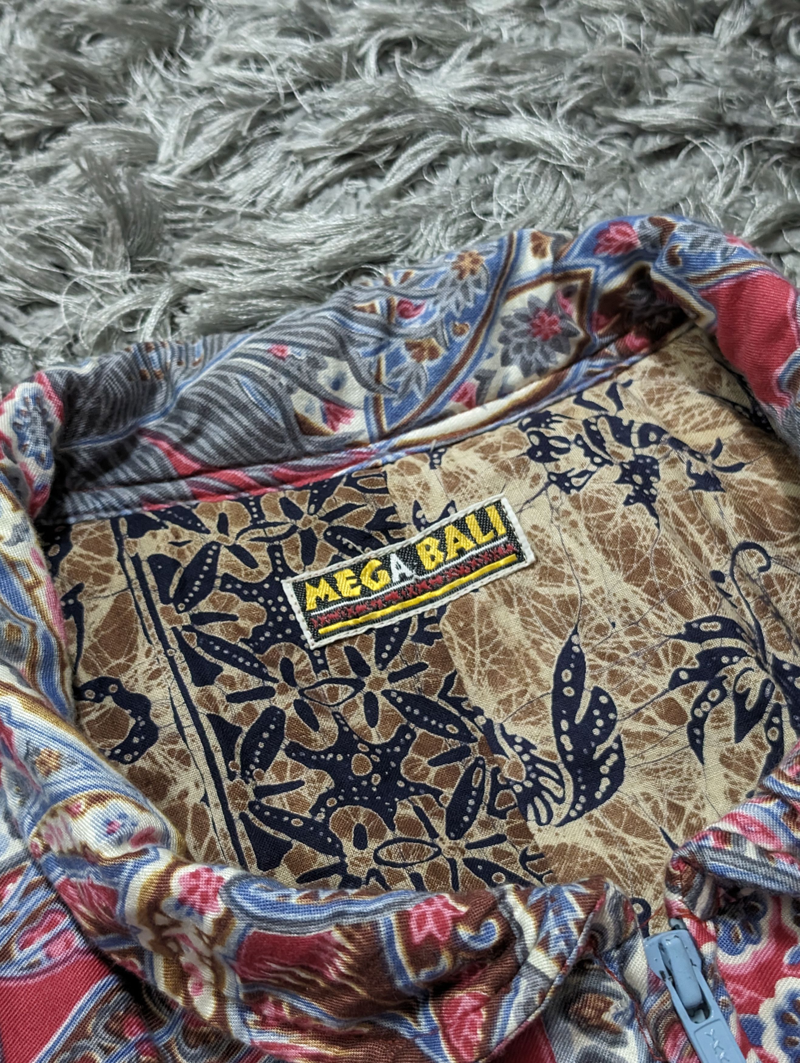 Batik Bay Vintage Mega Bali Hand Made Bali Floral Jacket Batik Bomber Size US M / EU 48-50 / 2 - 11 Thumbnail